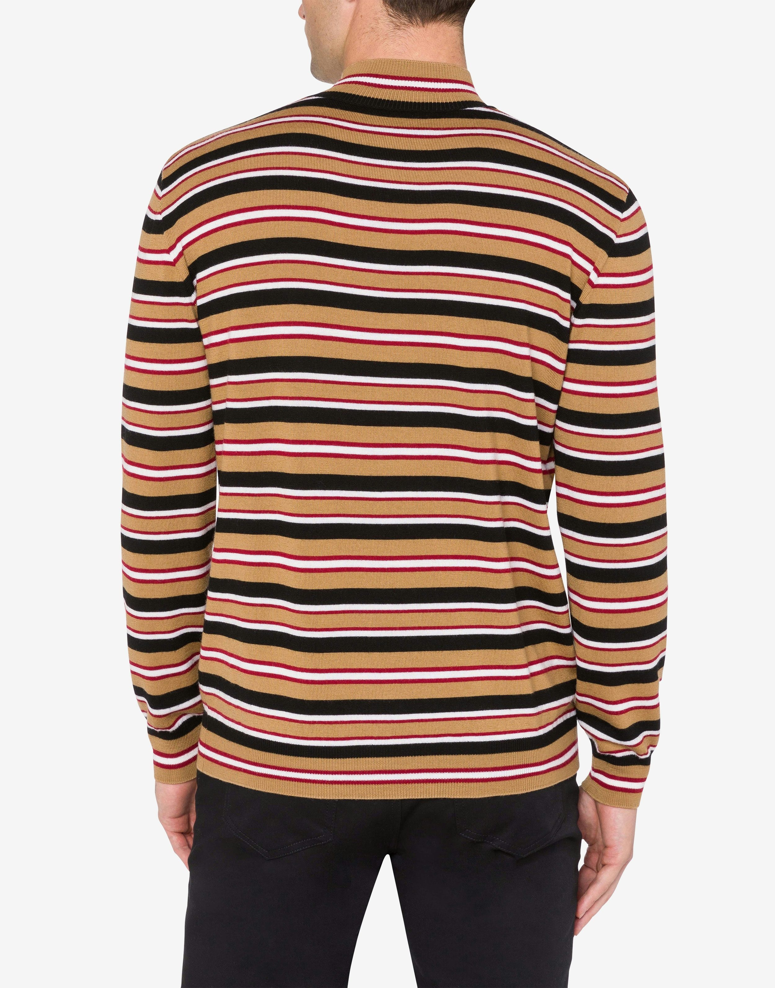 STRIPES TURTLE-NECK SWEATER - 3