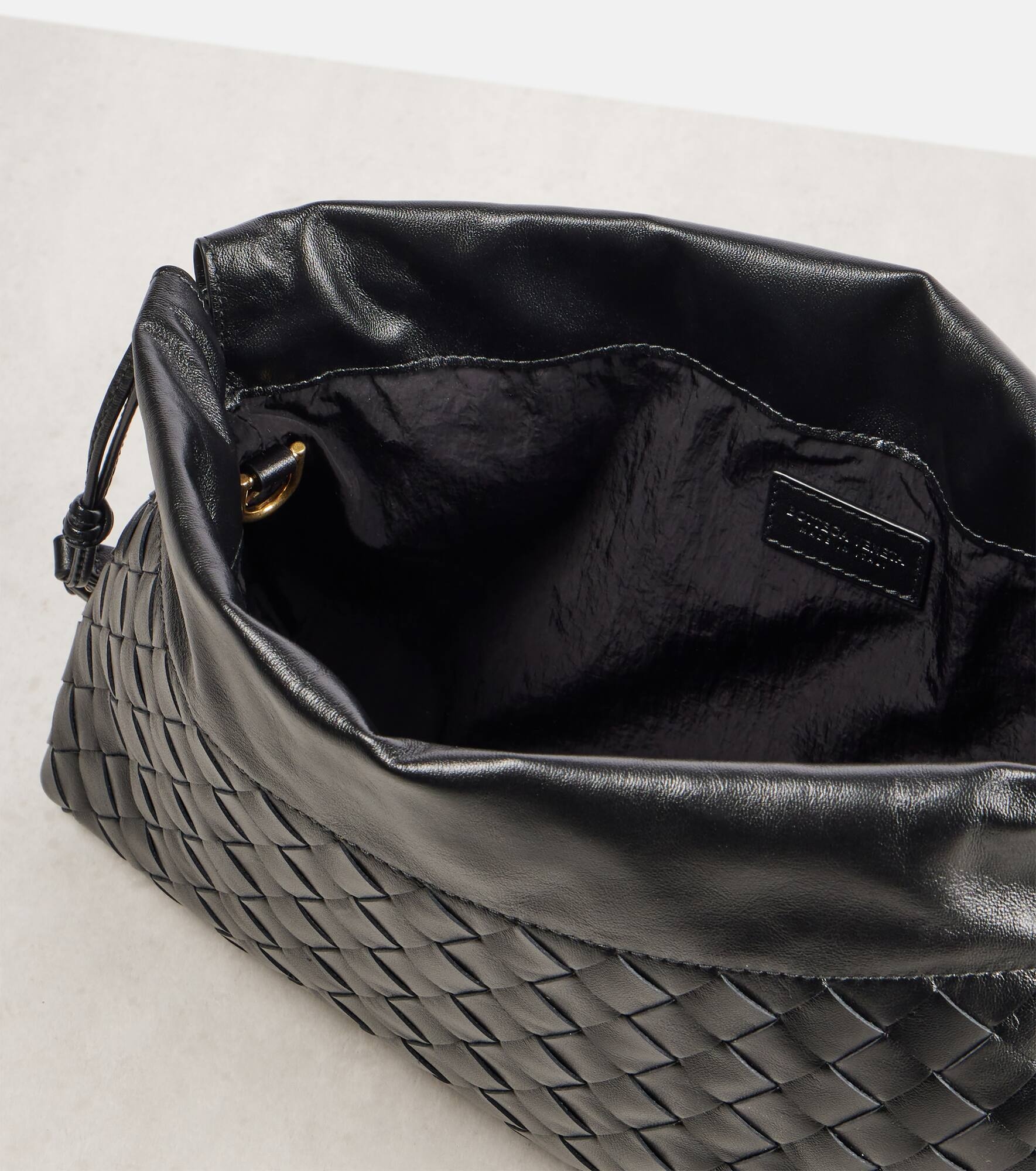 Soirée Medium Intrecciato leather clutch - 3