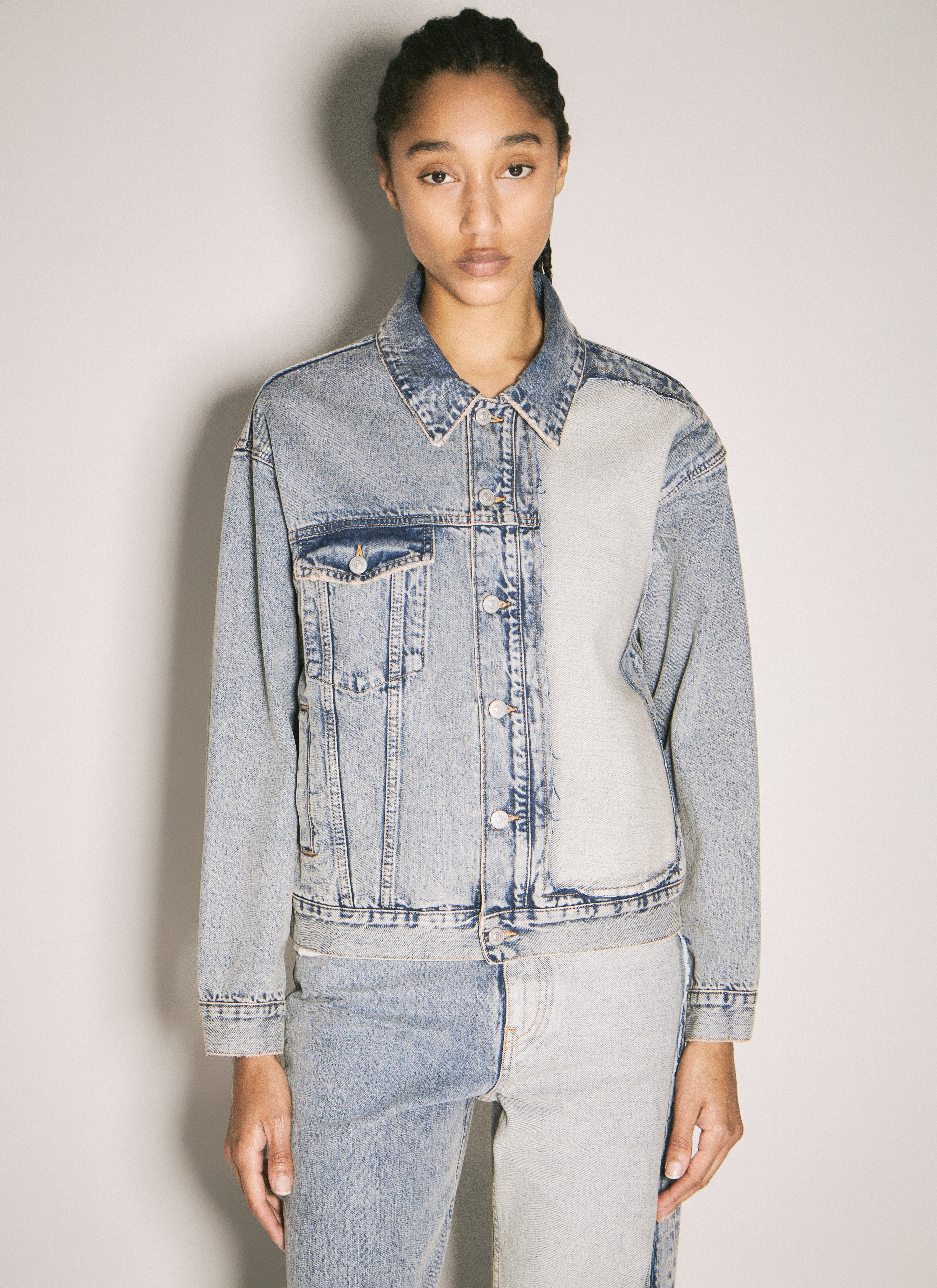 Inside-Out Denim Jacket - 1