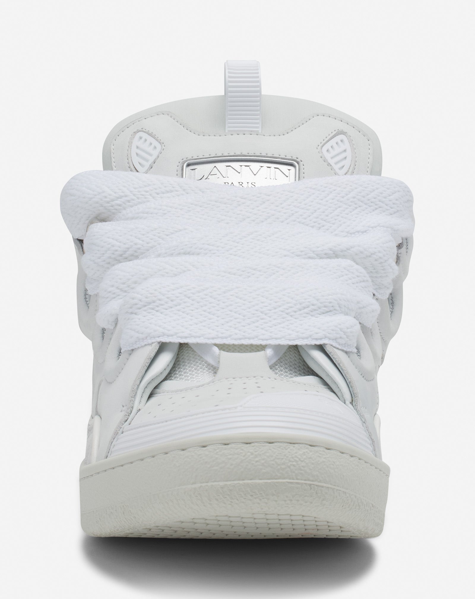 LEATHER CURB SNEAKERS - 7