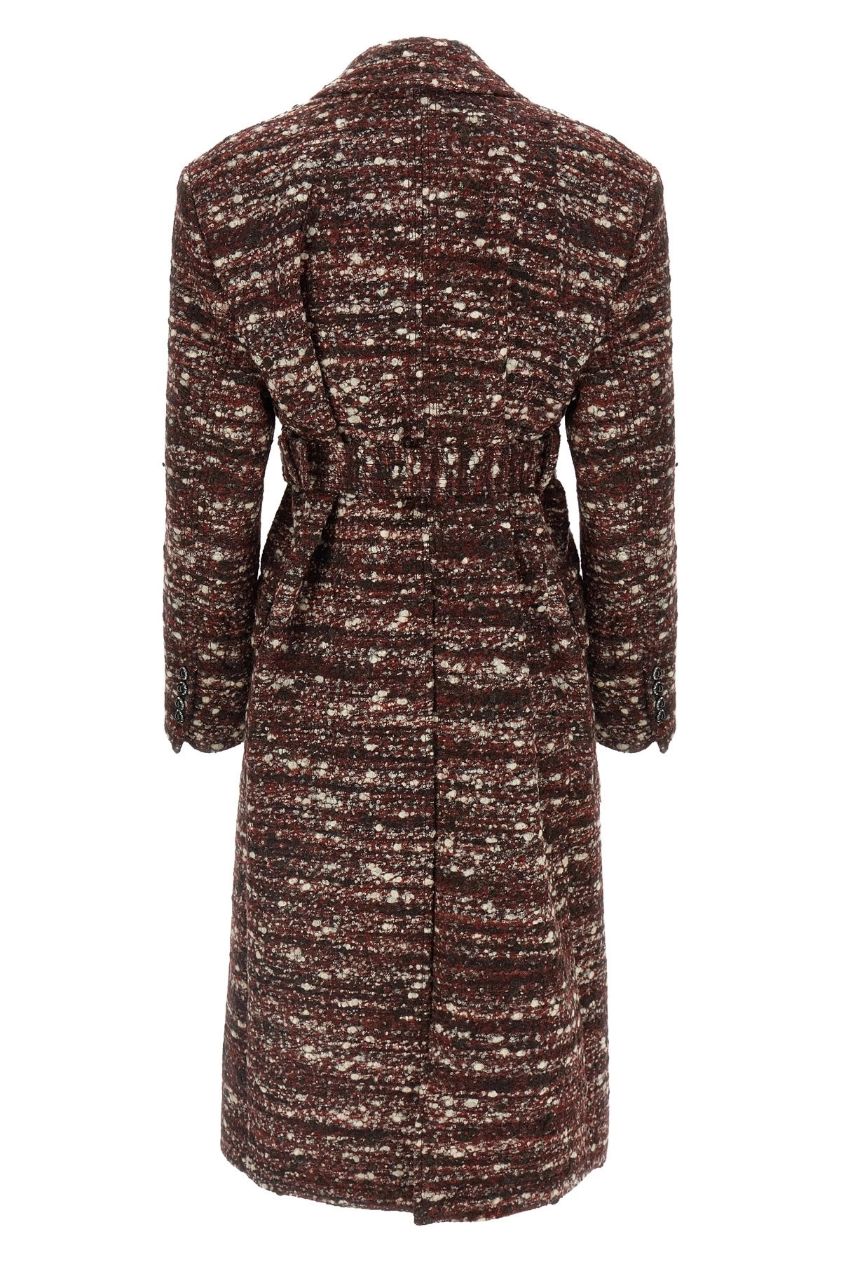 Bouclé wool coat - 3