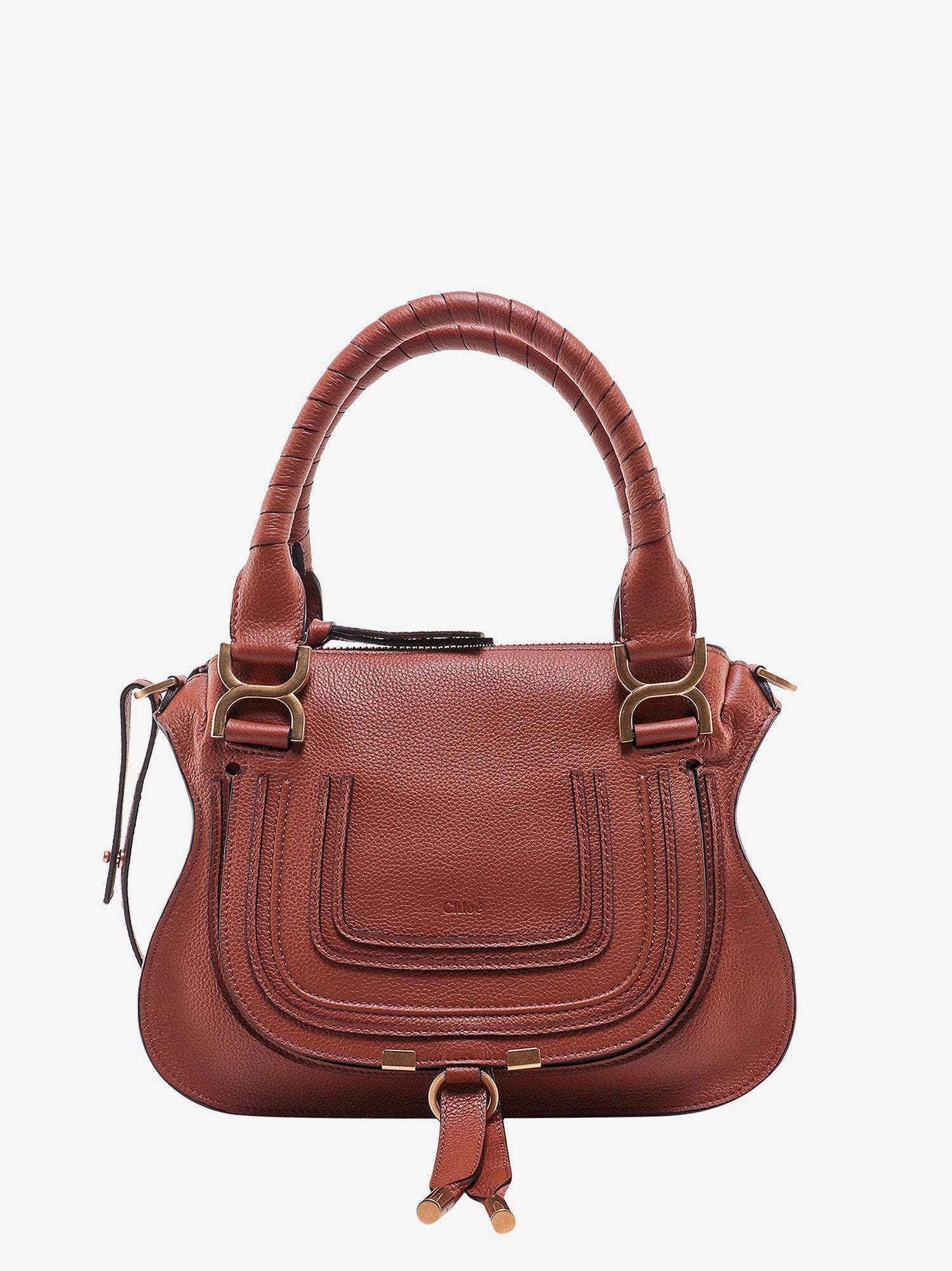 CHLOE' - Chloe' Marcie Small Leather Handbag With Removable Shoulder Strap - 1