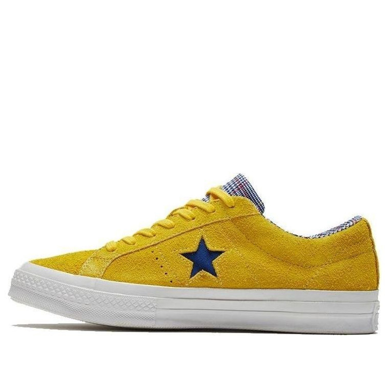 Converse One Star Suede Seasonal Colors Ox 'Amarillo/Rush Blue'166848C - 1