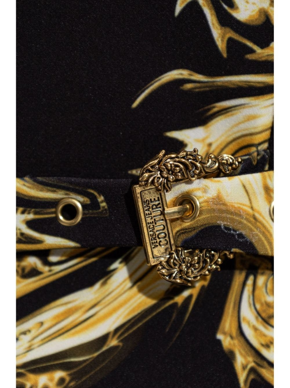 Barocco-print blazer - 5