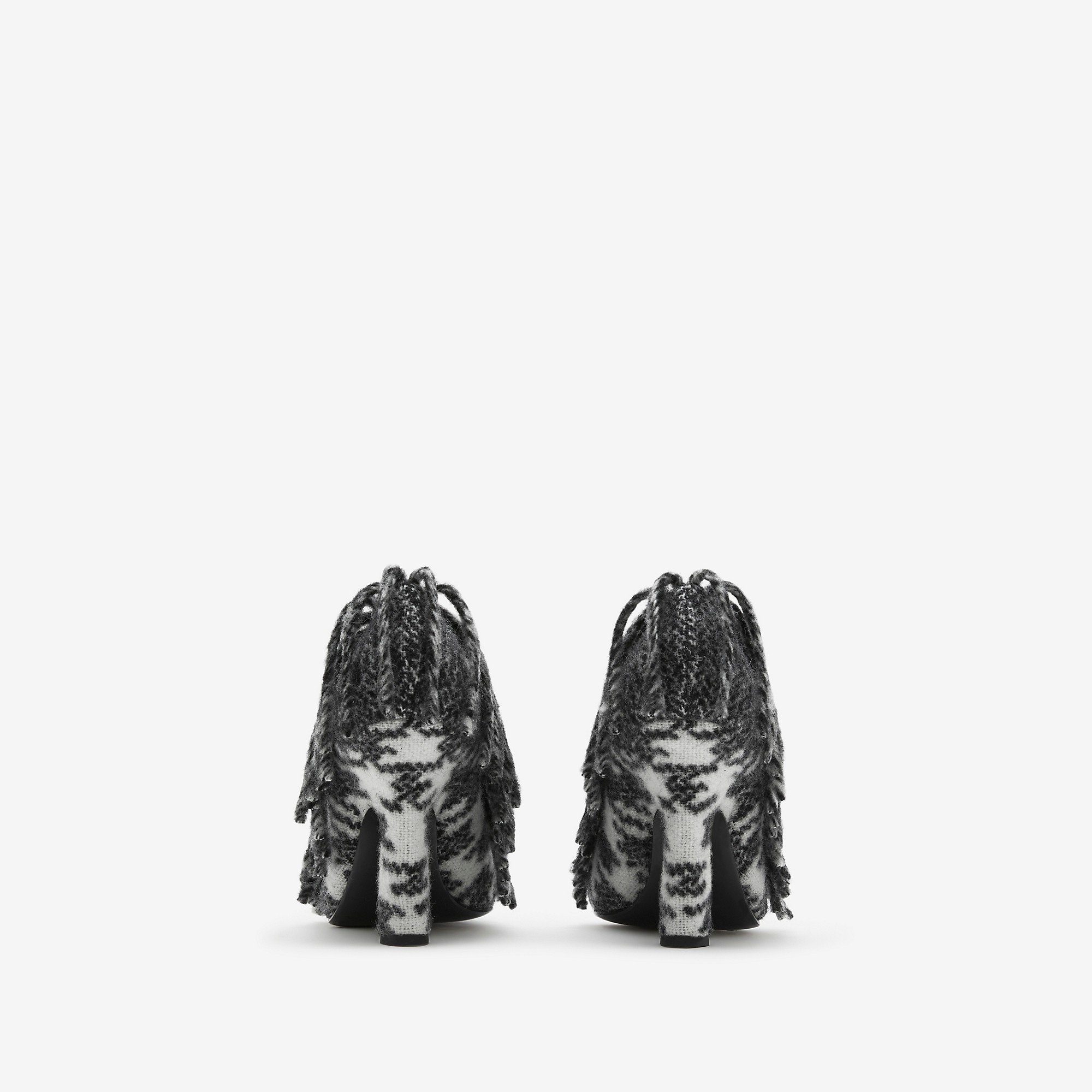 Check Wool Sweep Pumps - 4