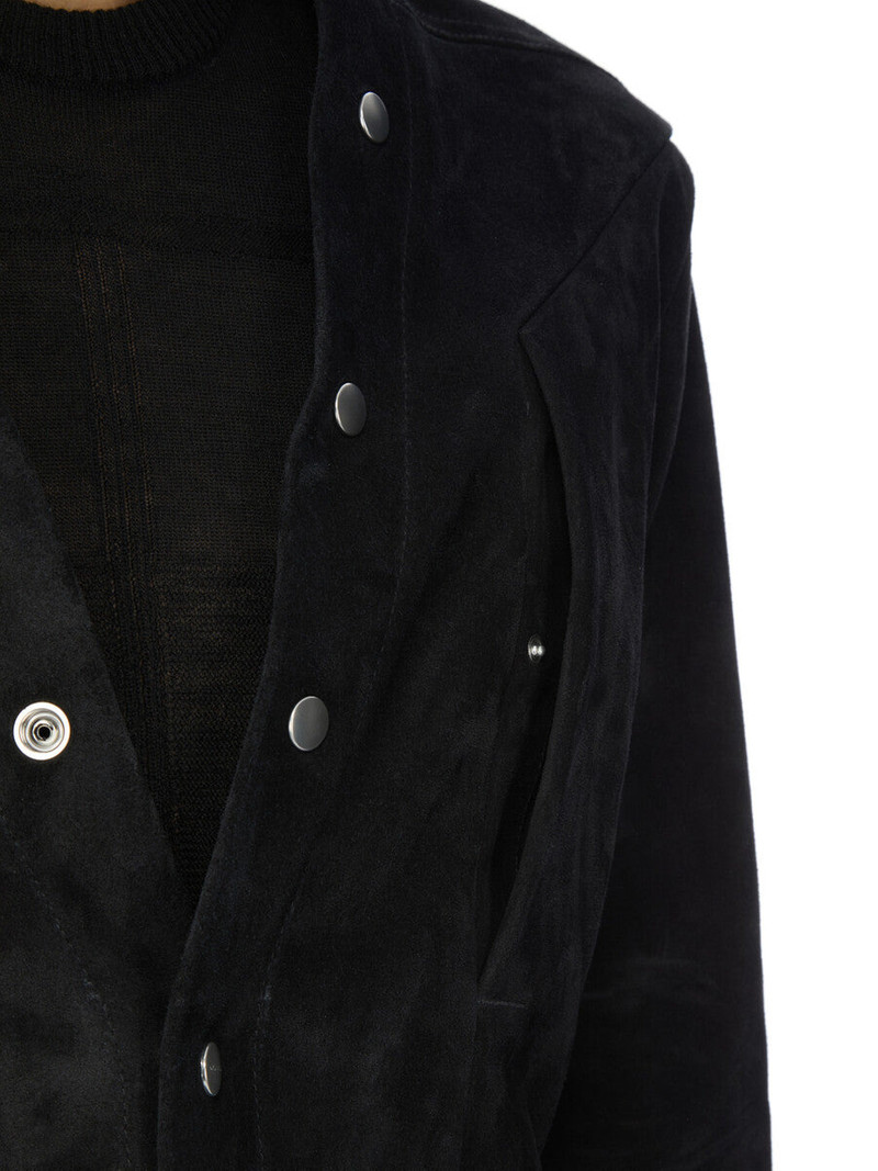 Black Concordians Larry Fogpocket Leather Overshirt 6