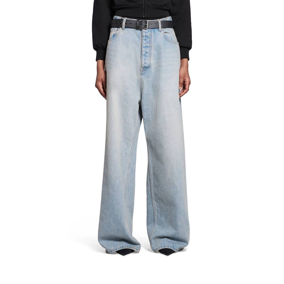 Baggy Pants in Light Blue - 5