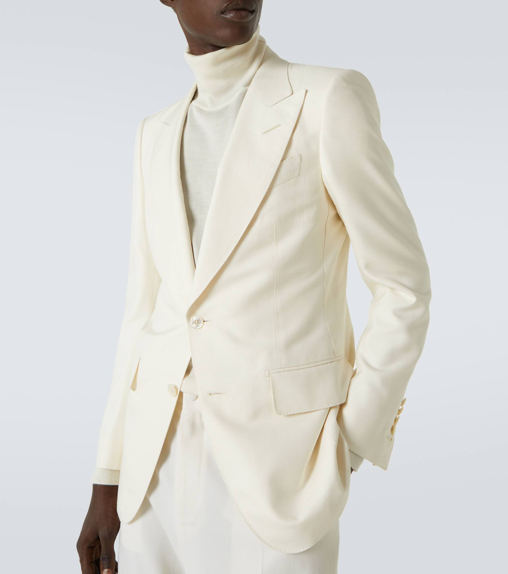 Dyllan silk blazer - 5
