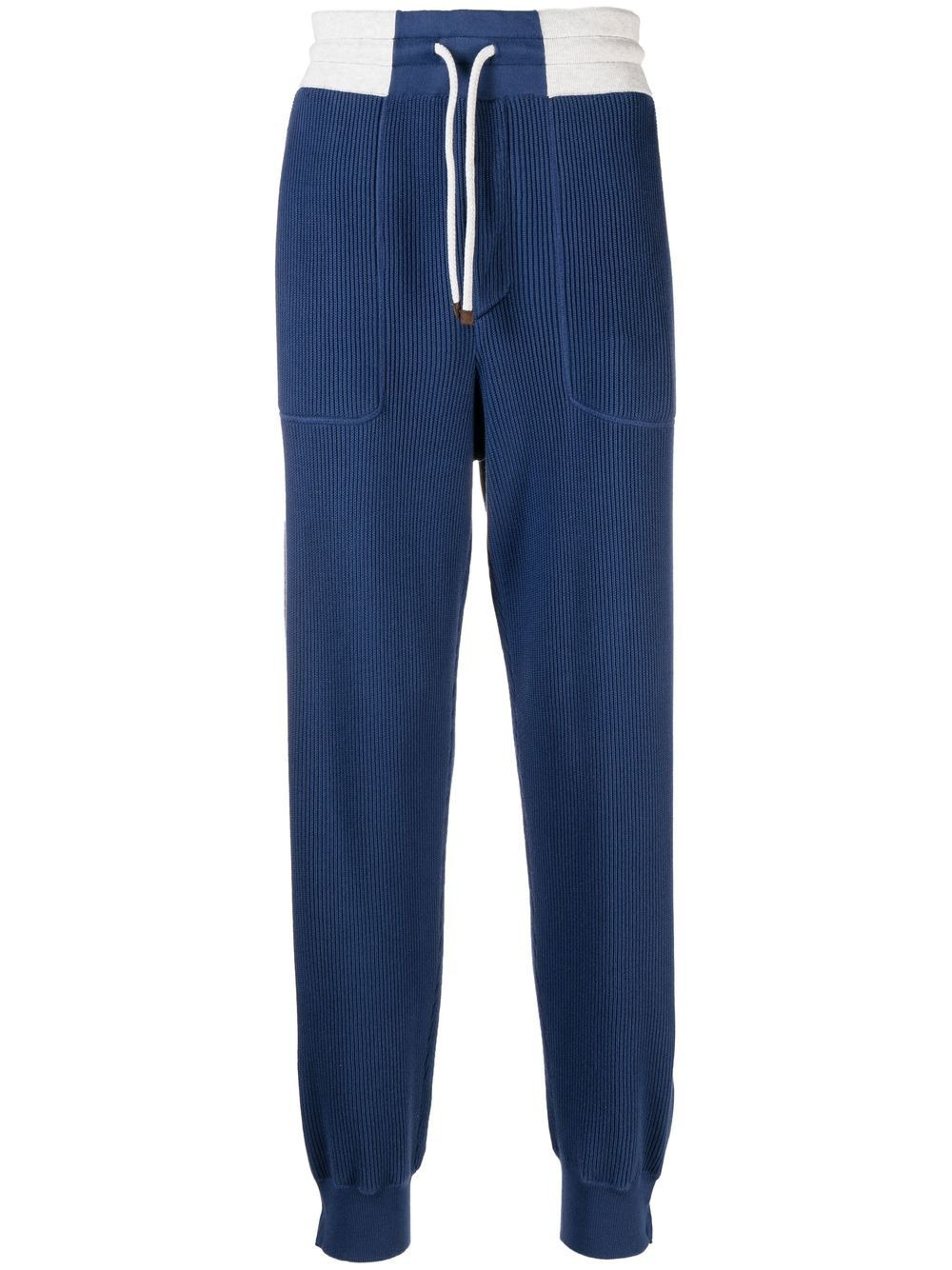 knitted track pants - 1