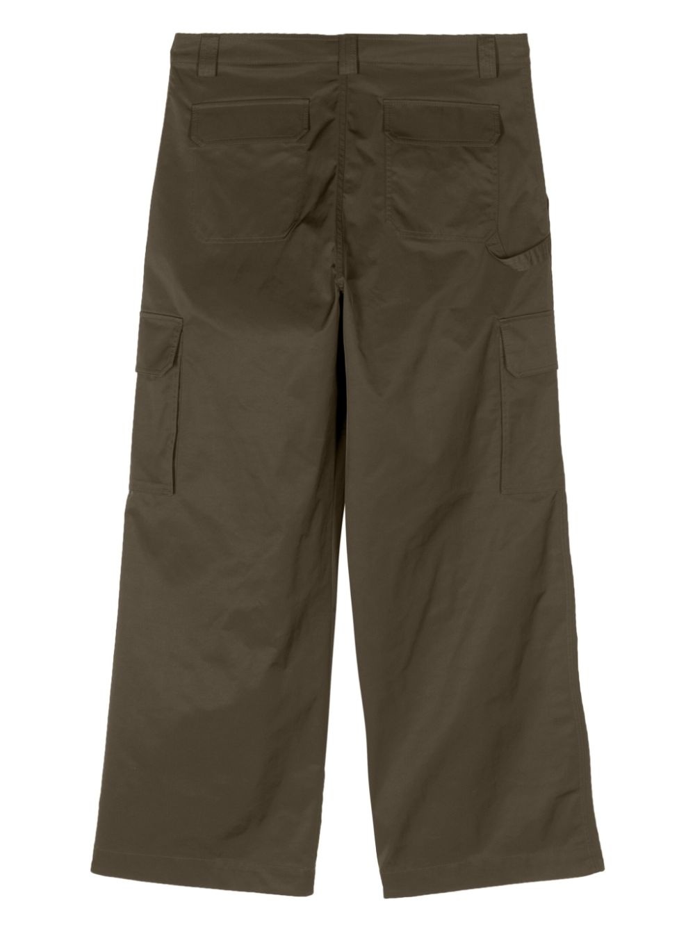 straight-leg cargo trousers - 2