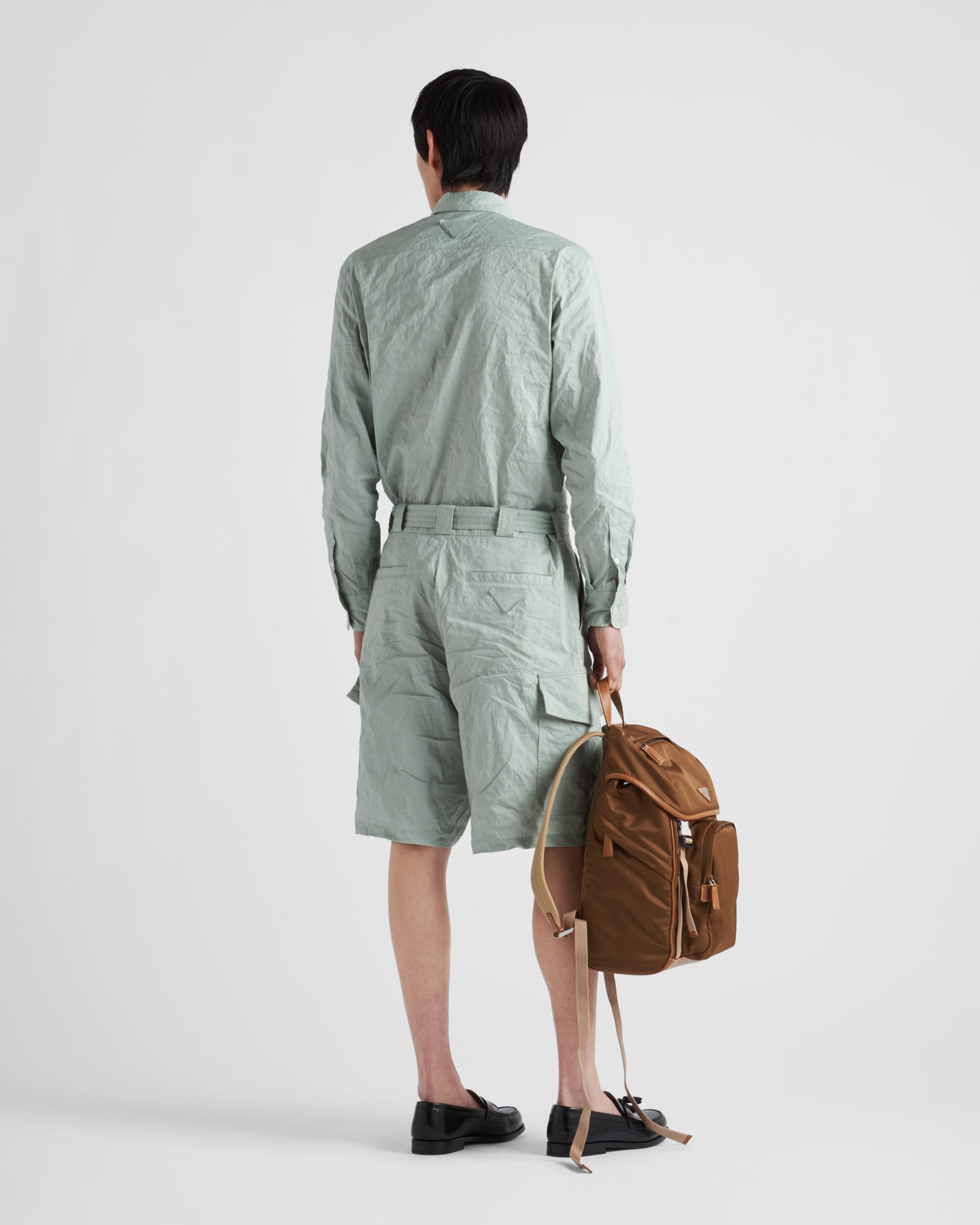 Stretch cotton Bermudas - 5