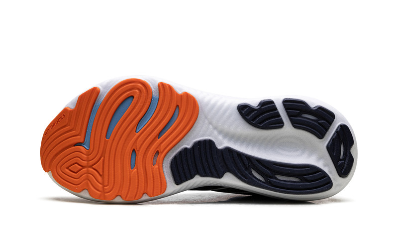 Brooks Glycerin 22 Peacoat Blue Ribbon Orange 5