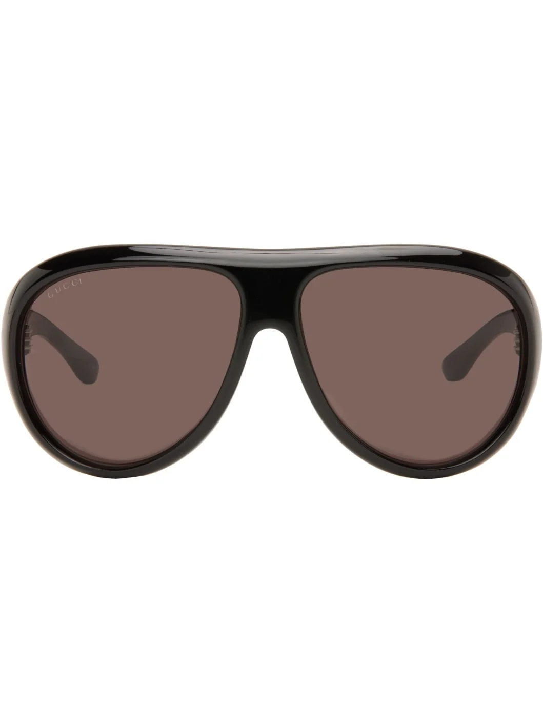 Black Pilot Frame Sunglasses - 1