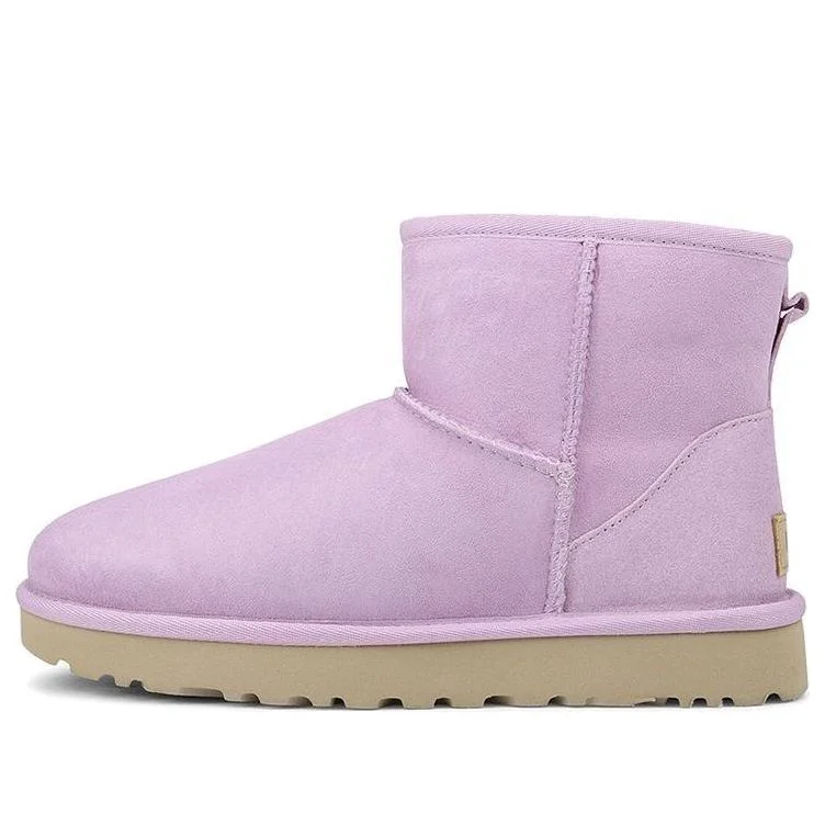 (WMNS) UGG Classic Mini II Snow Boots Purple 1016222-CATR - 1