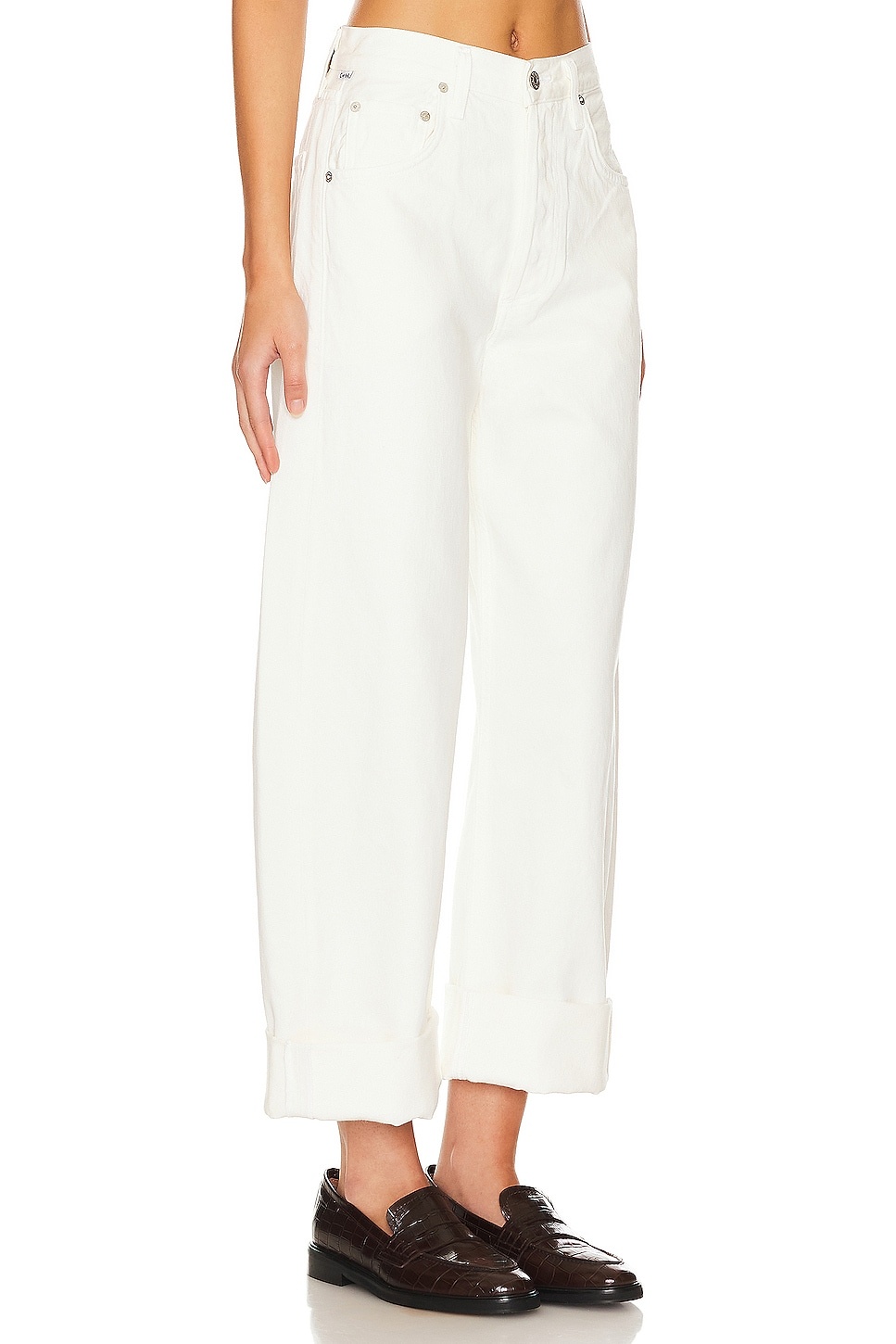 Ayla Baggy Cuffed Crop - 3