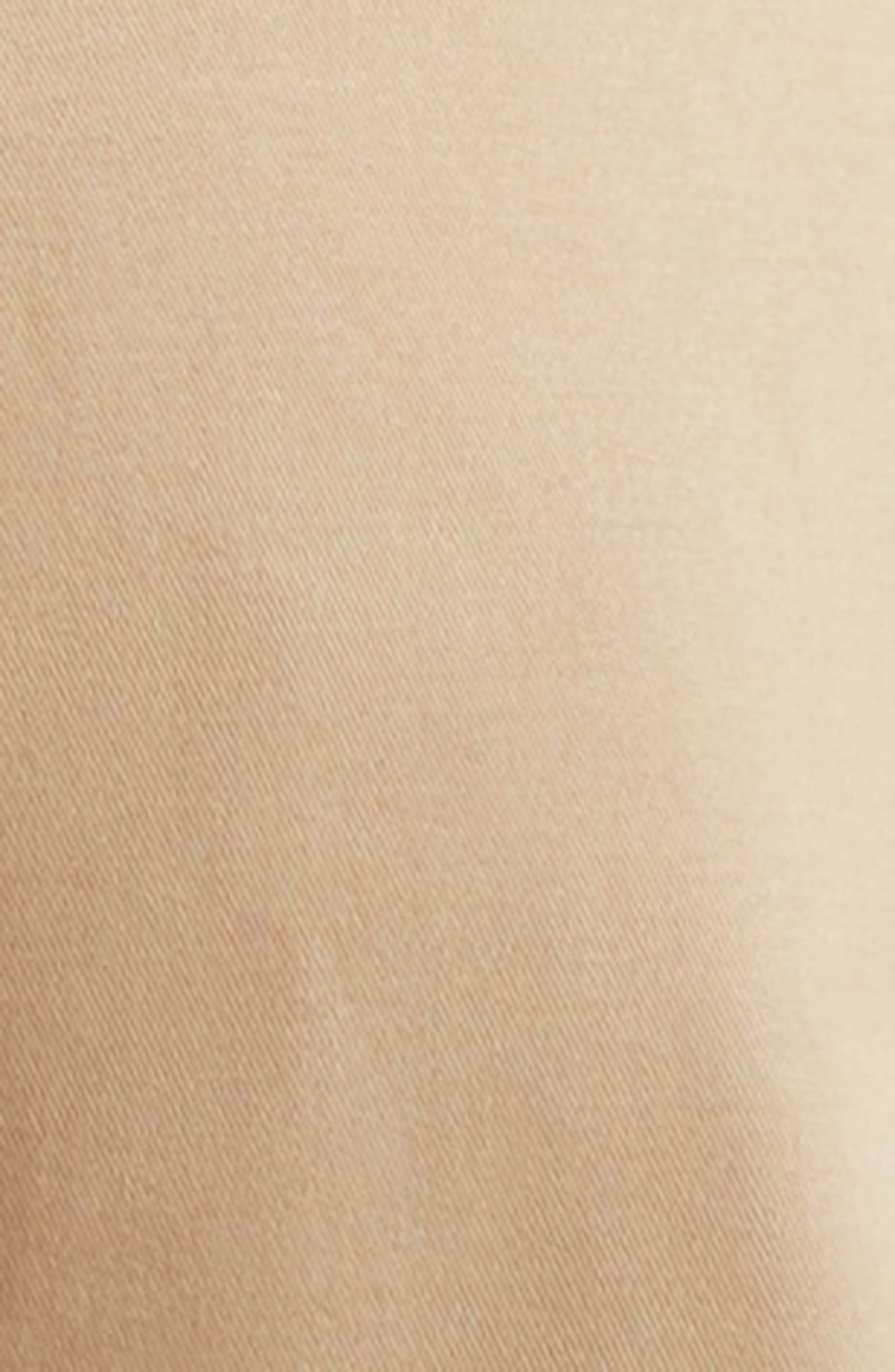 Moncler Cotton Stretch Gabardine Wide Leg Pants in Beige at Nordstrom - 7