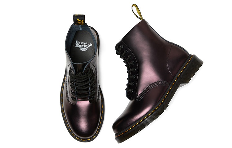 Dr.Martens 1460 Pascal Chroma Metallic Leather Boots 'Cherry Red' 26233602 - 3