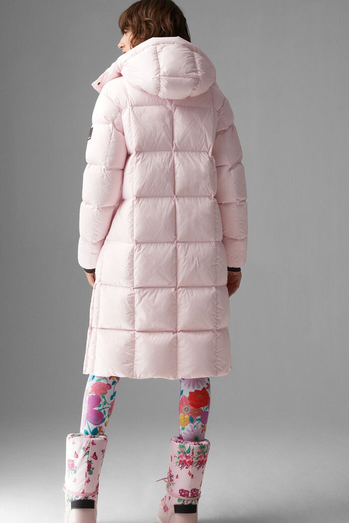 Barna Quilted coat in Pink - 3