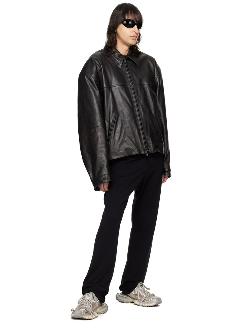 BALENCIAGA Black Baggy Sweatpants outlook