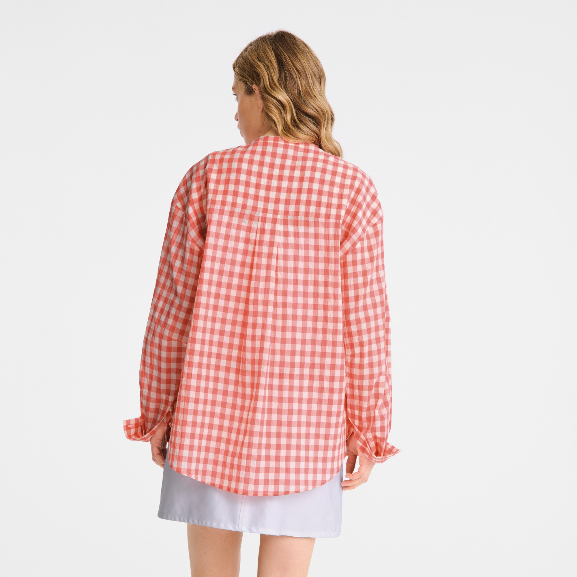 Shirt Blush - Vichy jacquard - 3