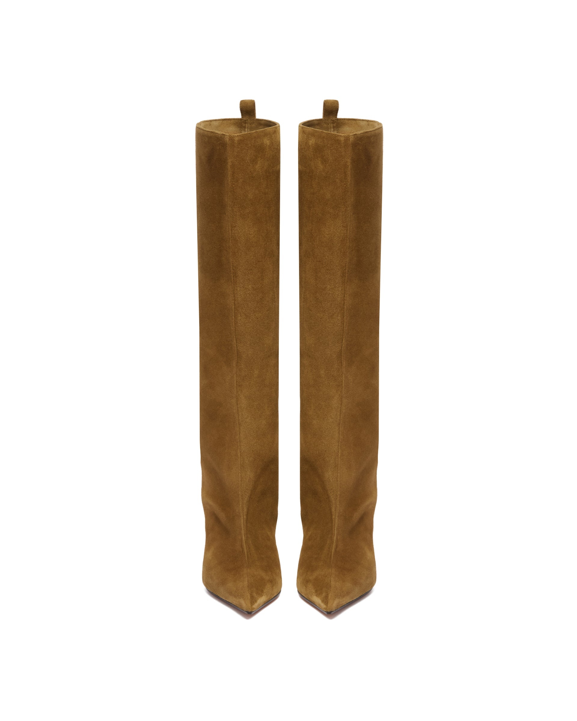 Green Suede Lea Boots - 4