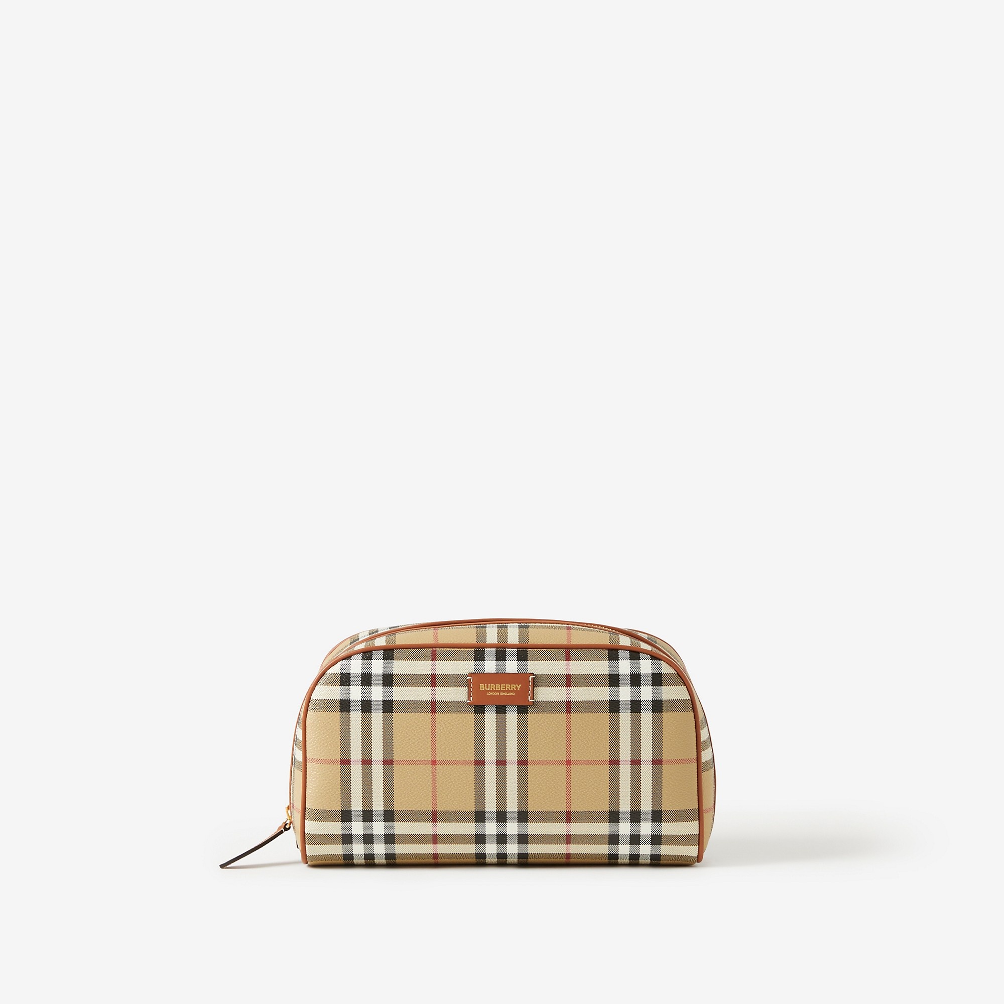 Medium Check Travel Pouch - 1