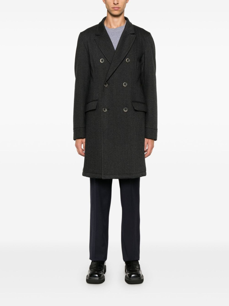 Herno virgin wool coat outlook