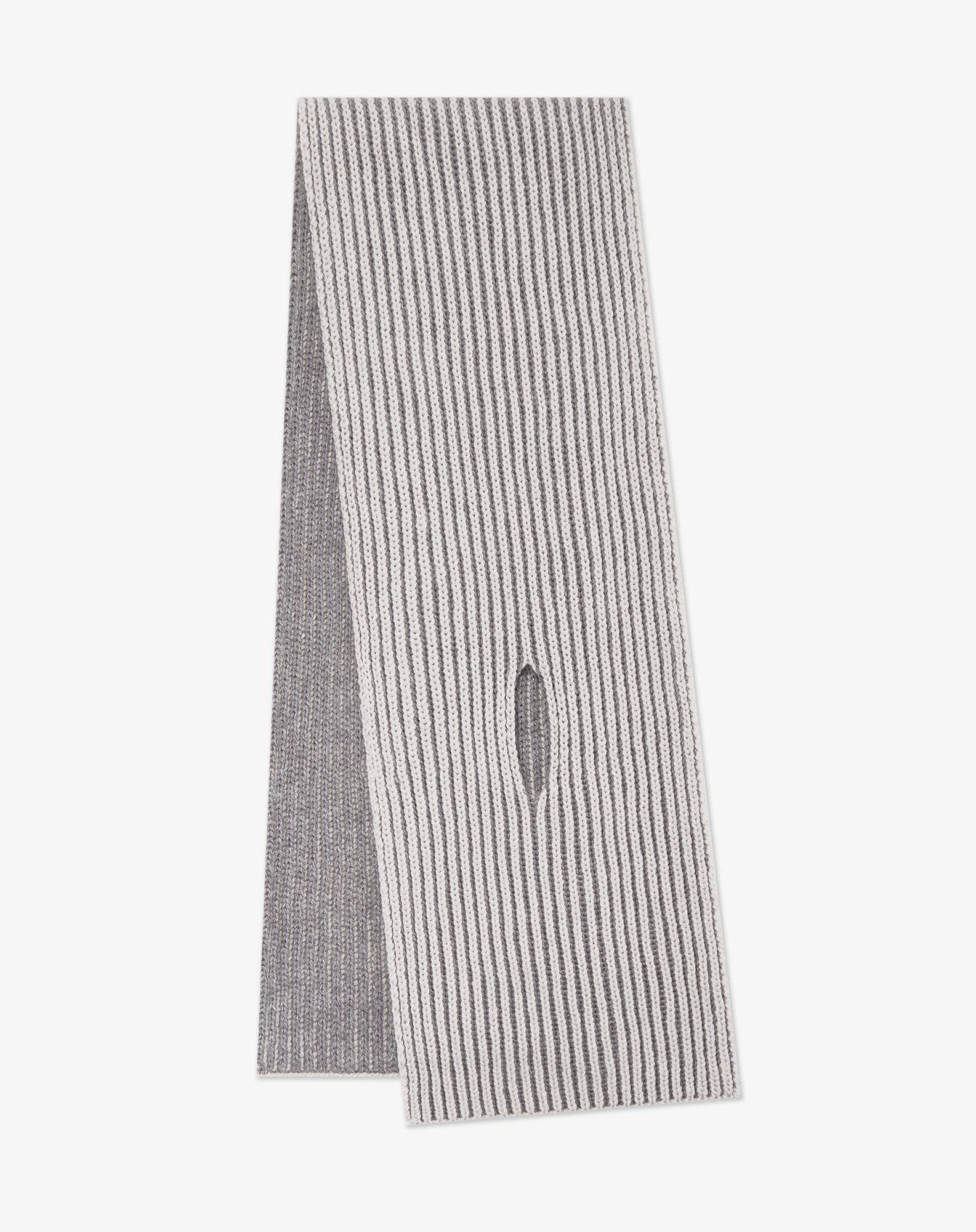 Two-tone grey Sublime Cashmere and wool scarf - 1