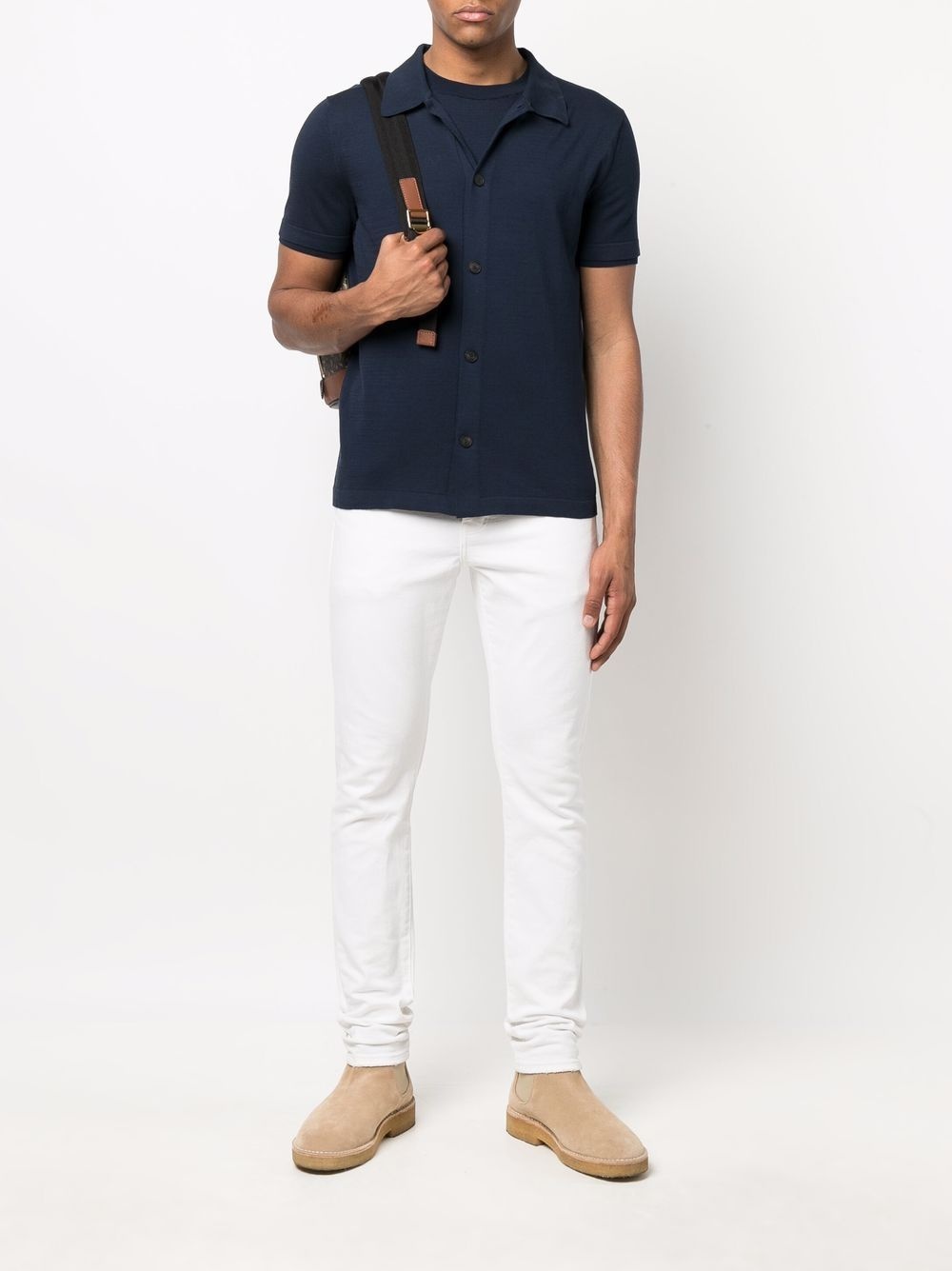 short-sleeved polo shirt - 2