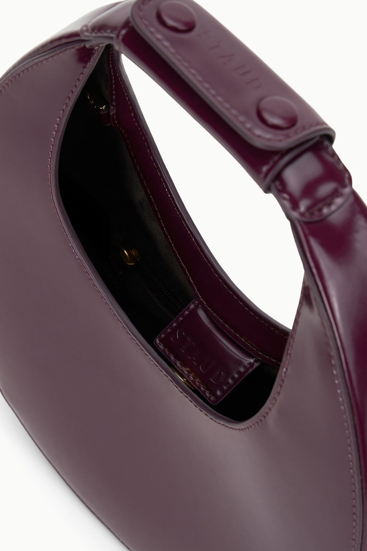 STAUD MINI MOON BAG SYRAH - 7