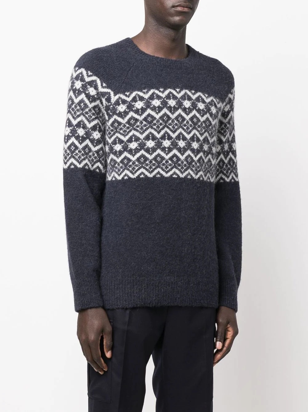 intarsia-knit wool-blend jumper - 3