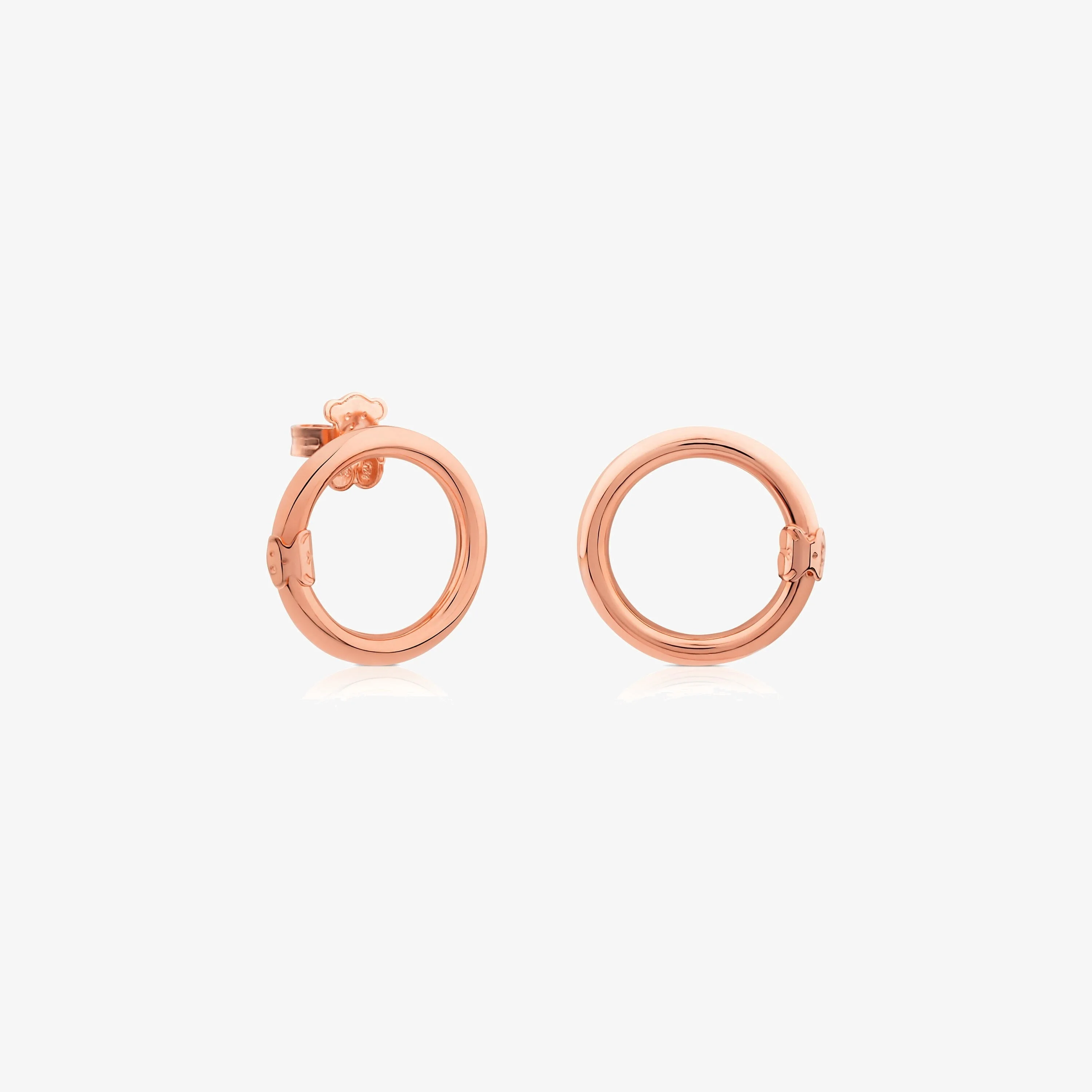 Medium 18K gold vermeil Hold Earrings - 1