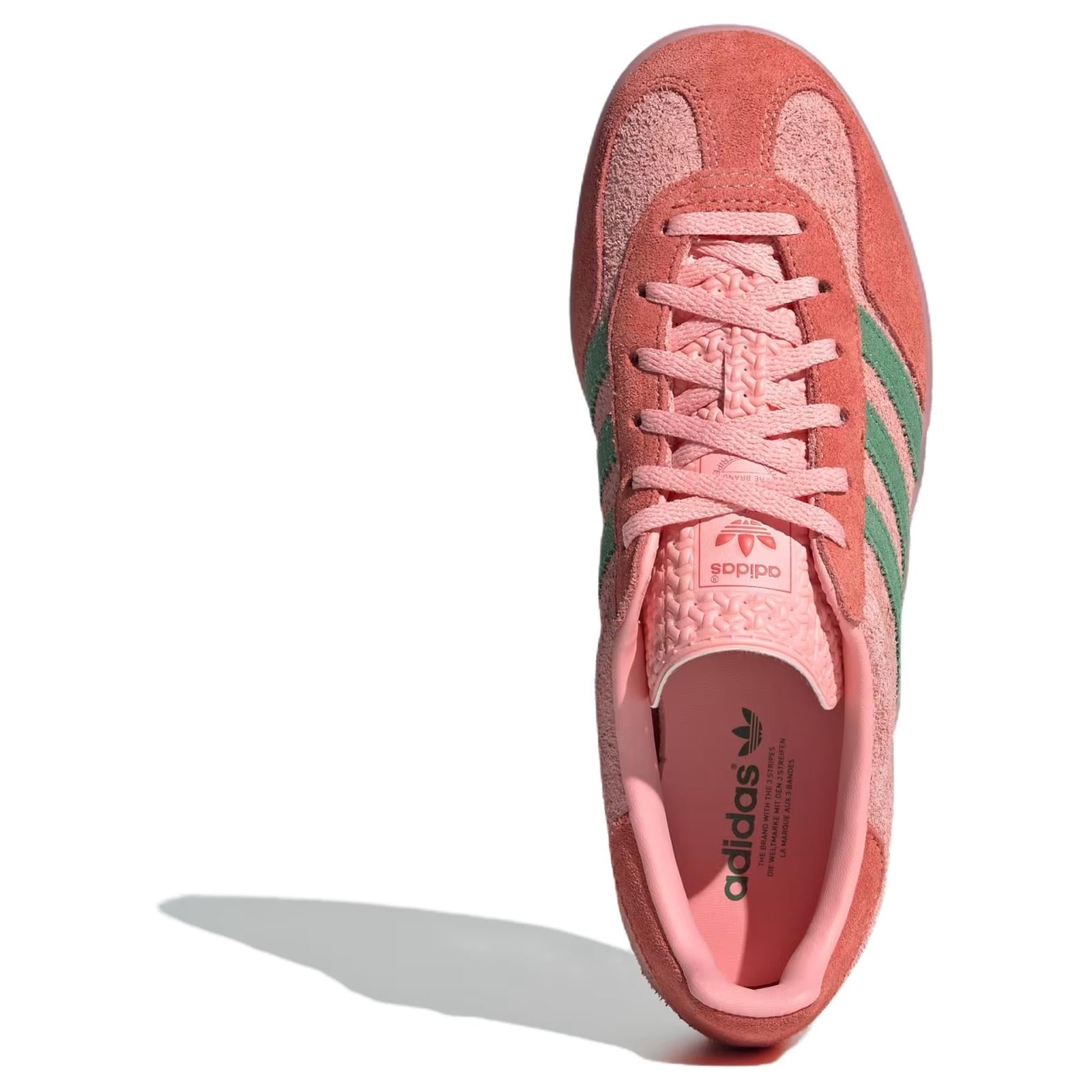 (WMNS) adidas Gazelle Indoor 'Pink Spark Preloved Green' IG6782 - 5