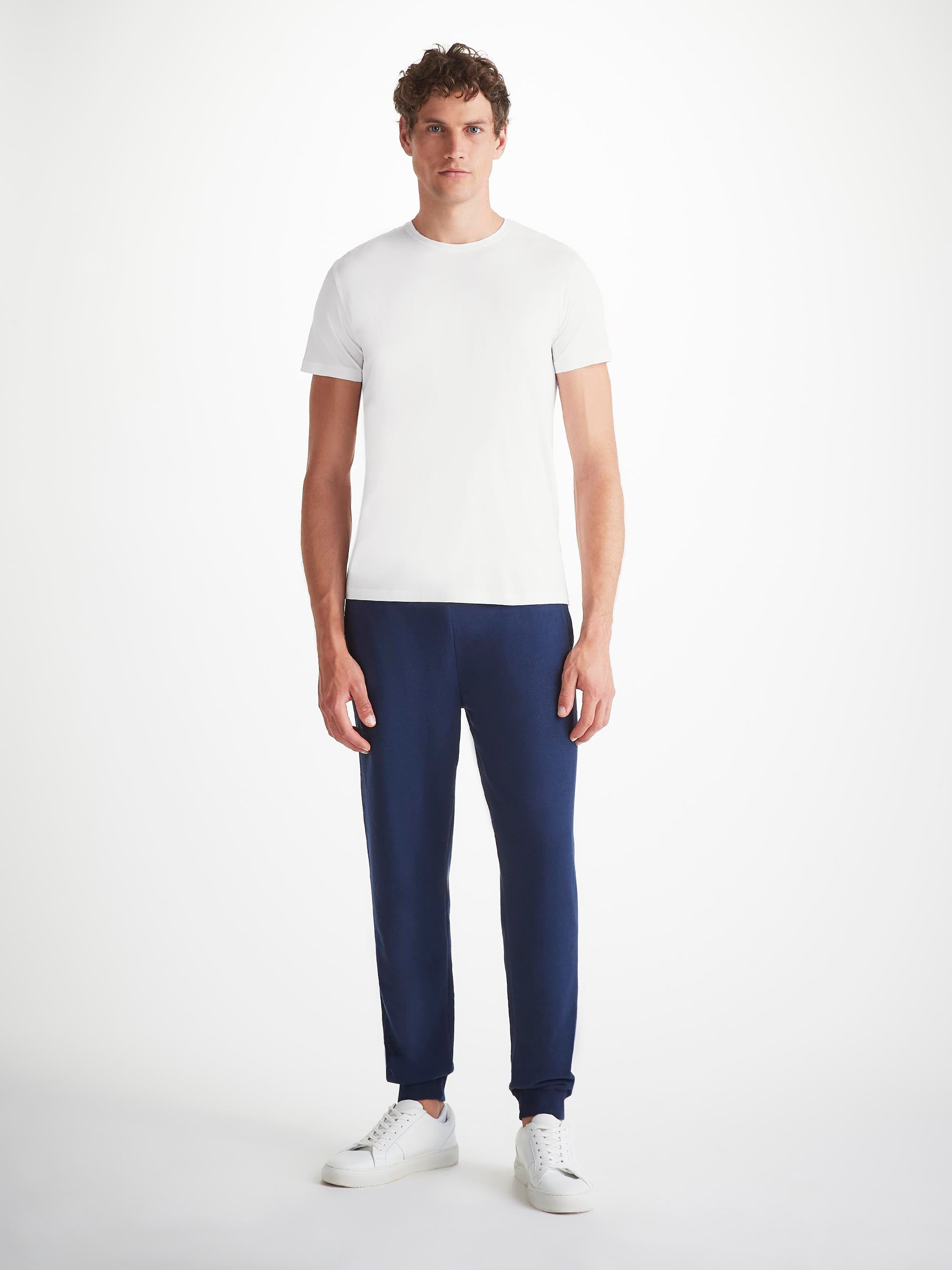 Men's T-Shirt Basel Micro Modal Stretch White - 3