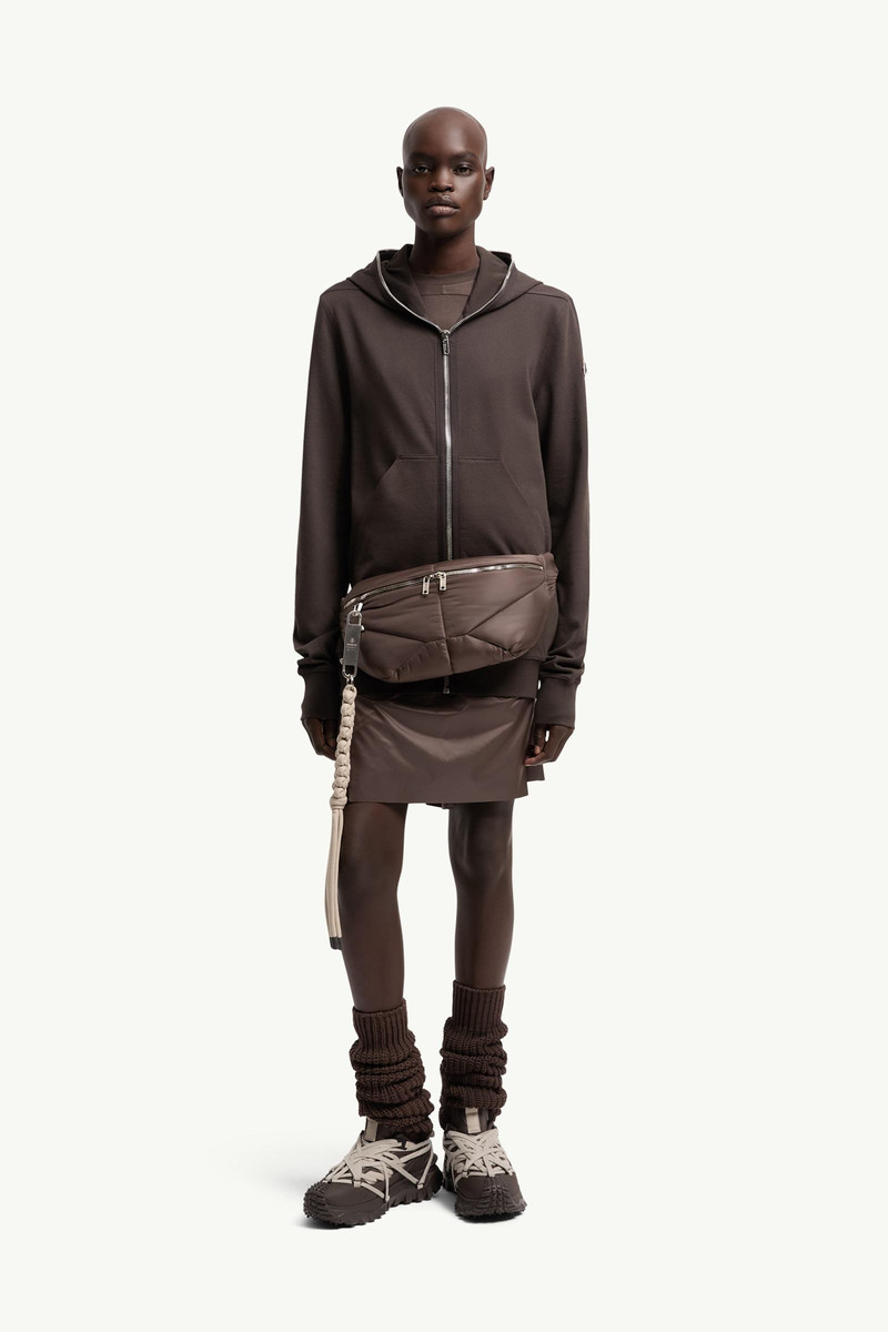 Moncler Moncler + Rick Owens Cotton Ziplock Hoodie outlook