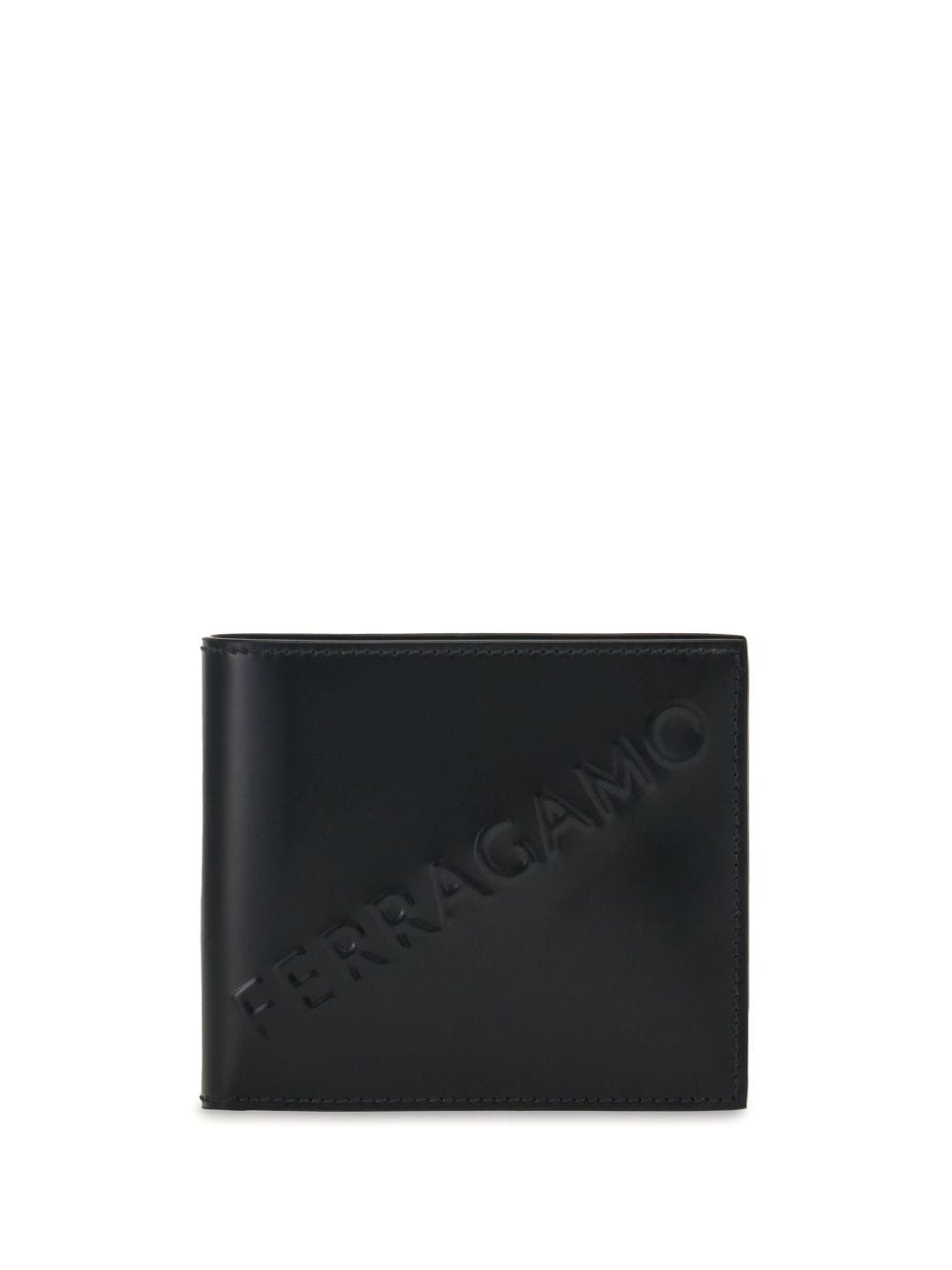 logo-embossed bi-fold wallet - 1