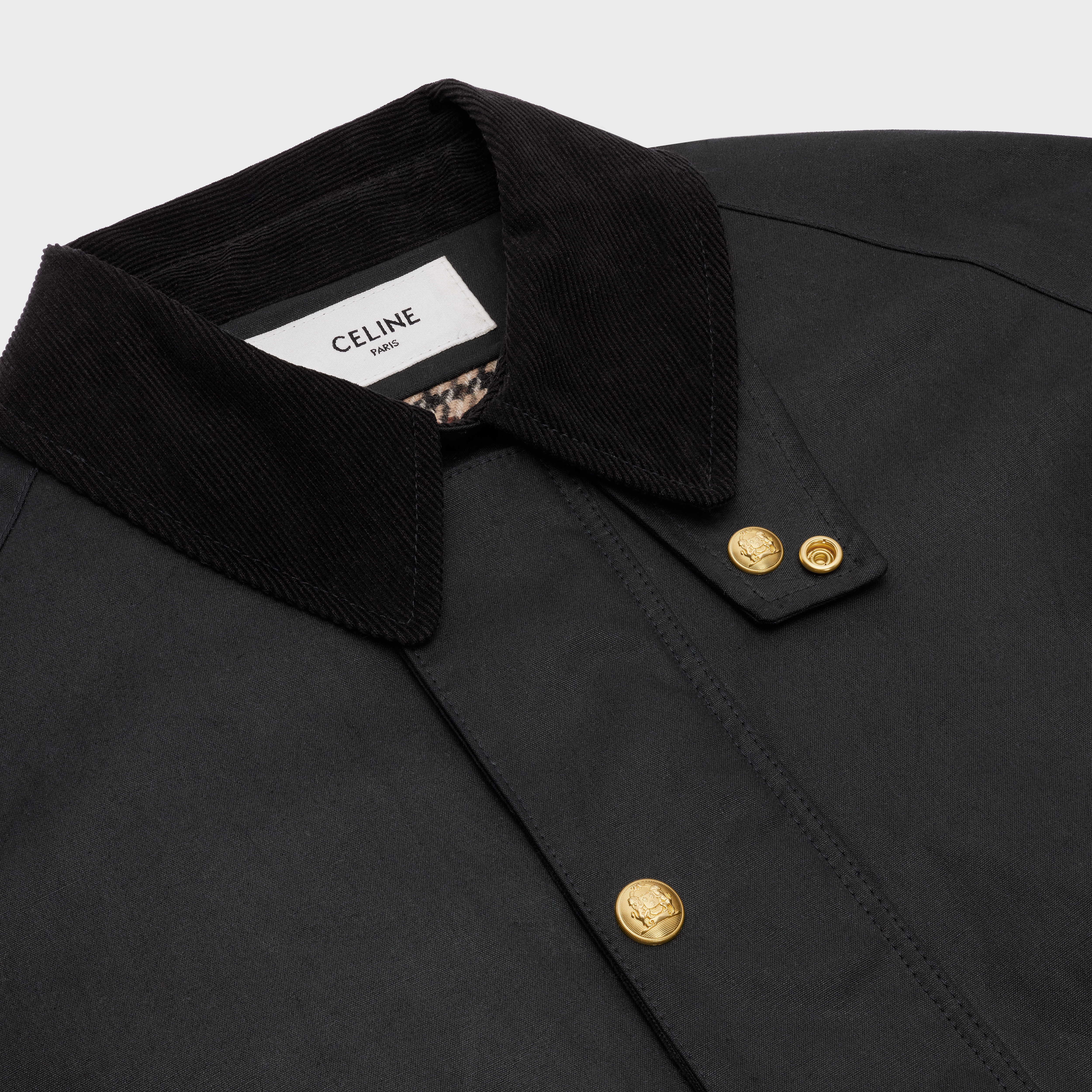 CELINE HUNTING JACKET IN WAXED COTTON | REVERSIBLE