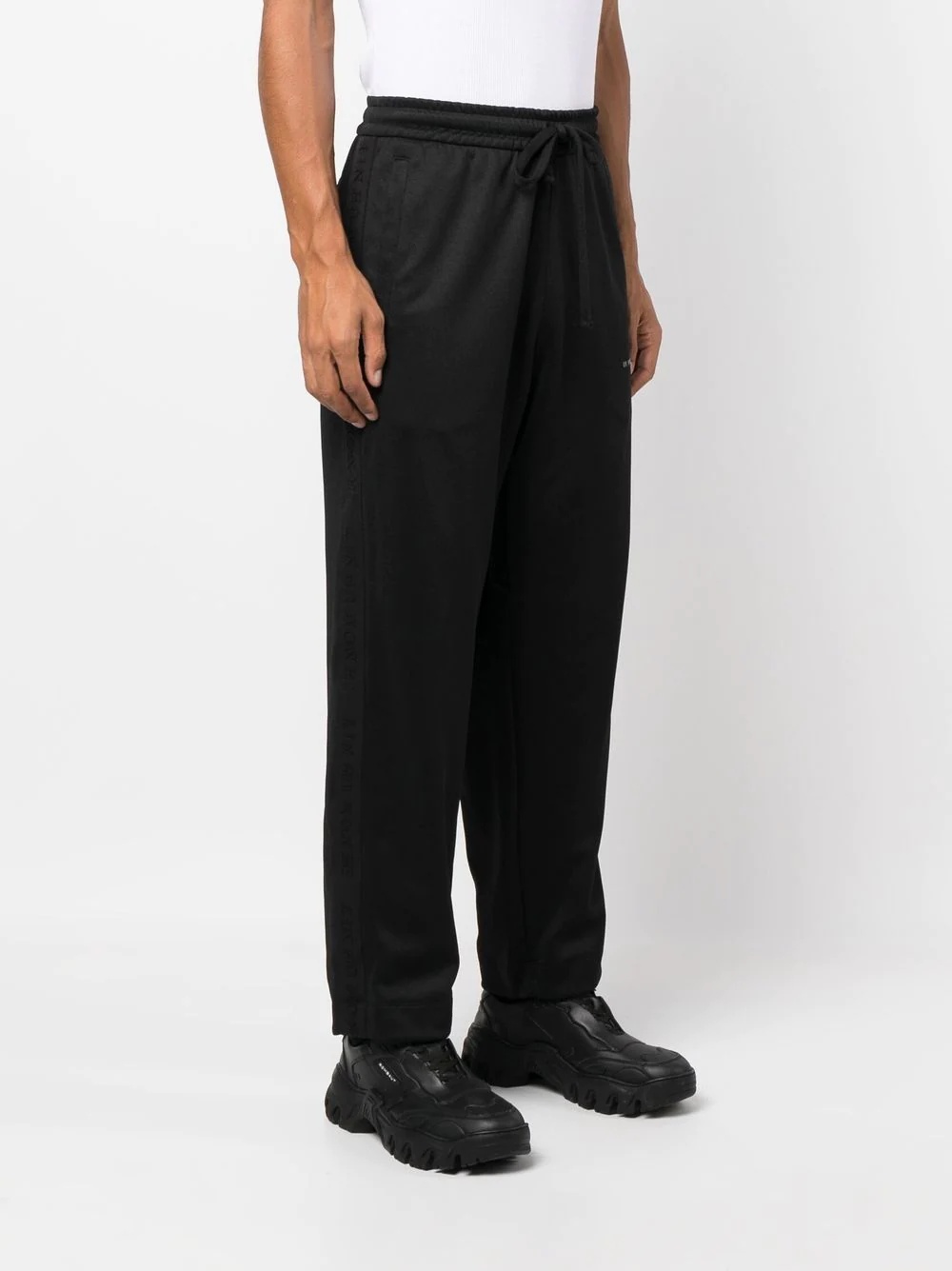 logo-print track trousers - 3