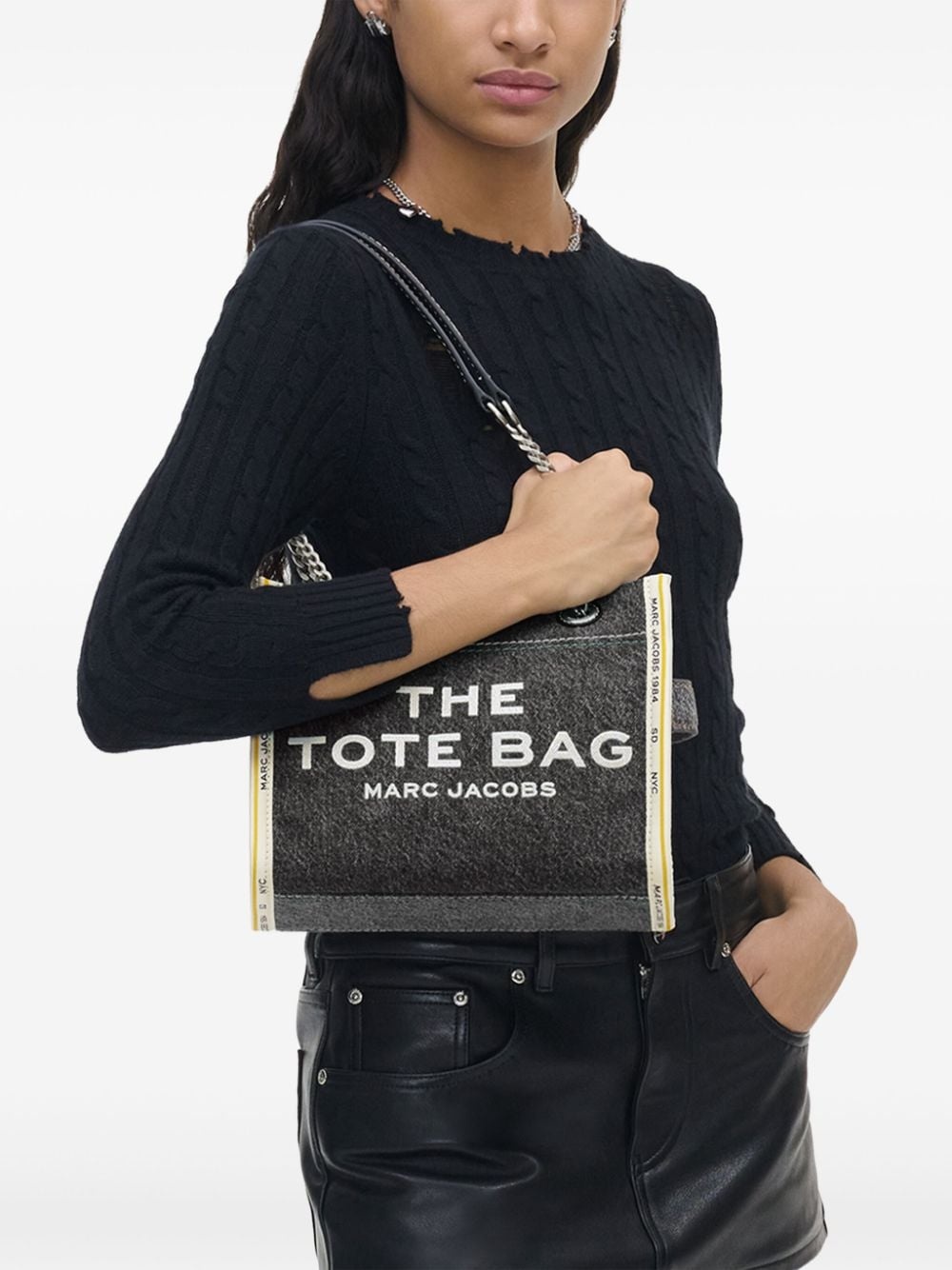 The Denim Chain Small Tote bag - 2
