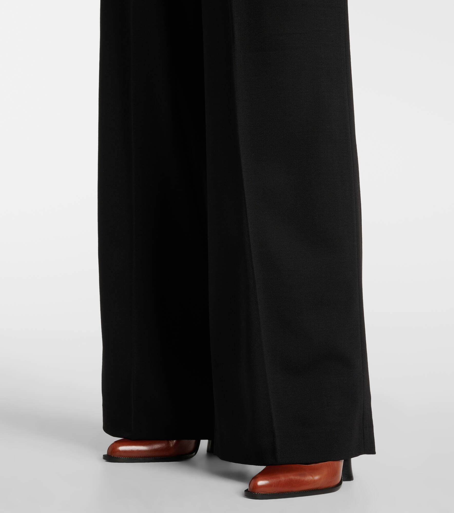 Wool straight pants - 5