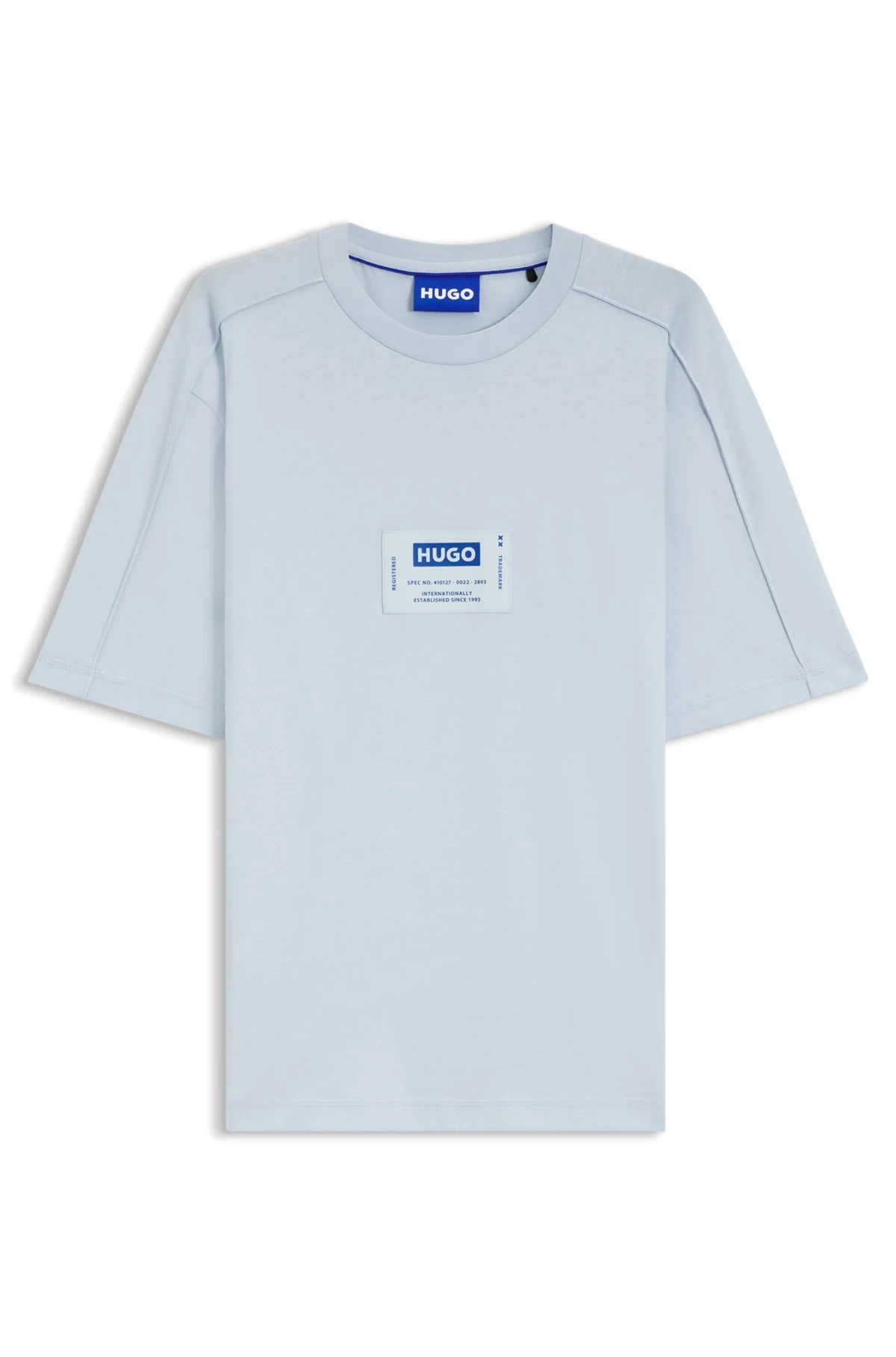 COTTON-JERSEY T-SHIRT WITH WORKWEAR-INSPIRED LOGO LABEL - 1