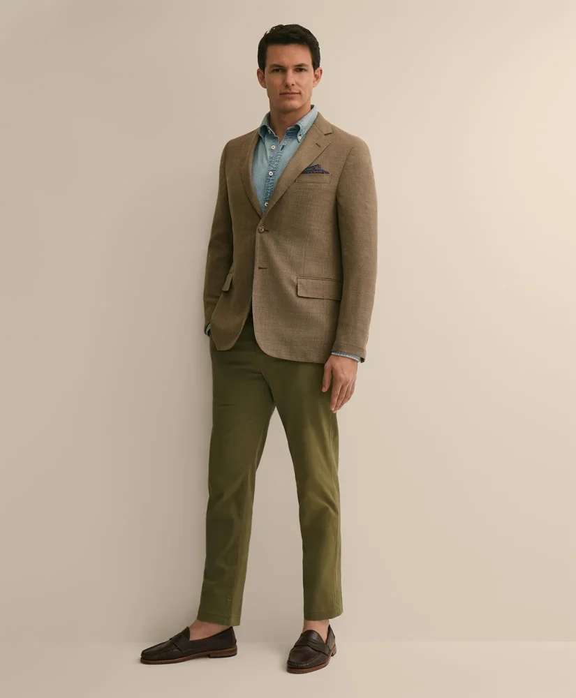Classic Fit Wool Hopsack Sport Coat - 1