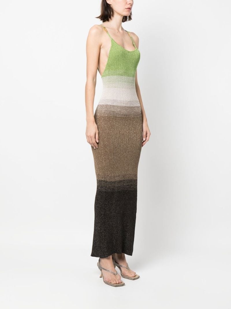 ribbed-knit maxi dress - 3