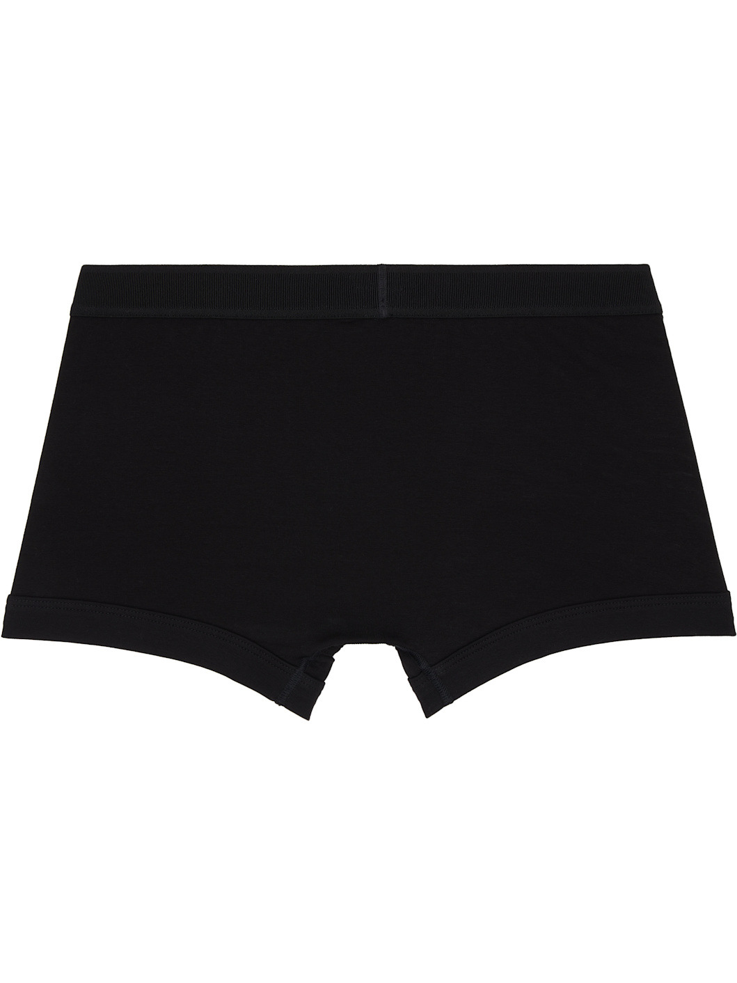 Two-Pack Black & White Cotton Boxer Briefs - 5