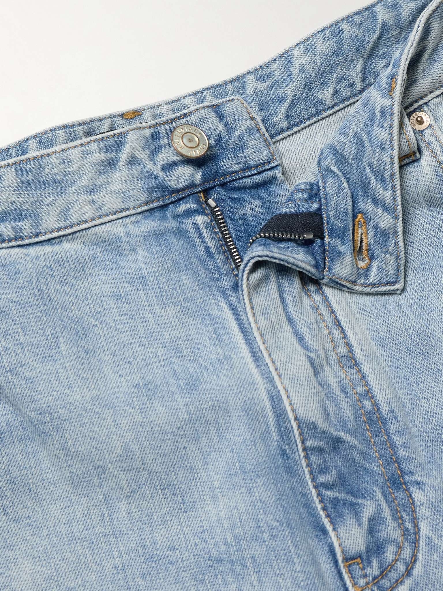 デニム・ジーパン Balenciaga Straight Leg Jeans BALENCIAGA Straight-Leg Jeans | REVERSIBLE