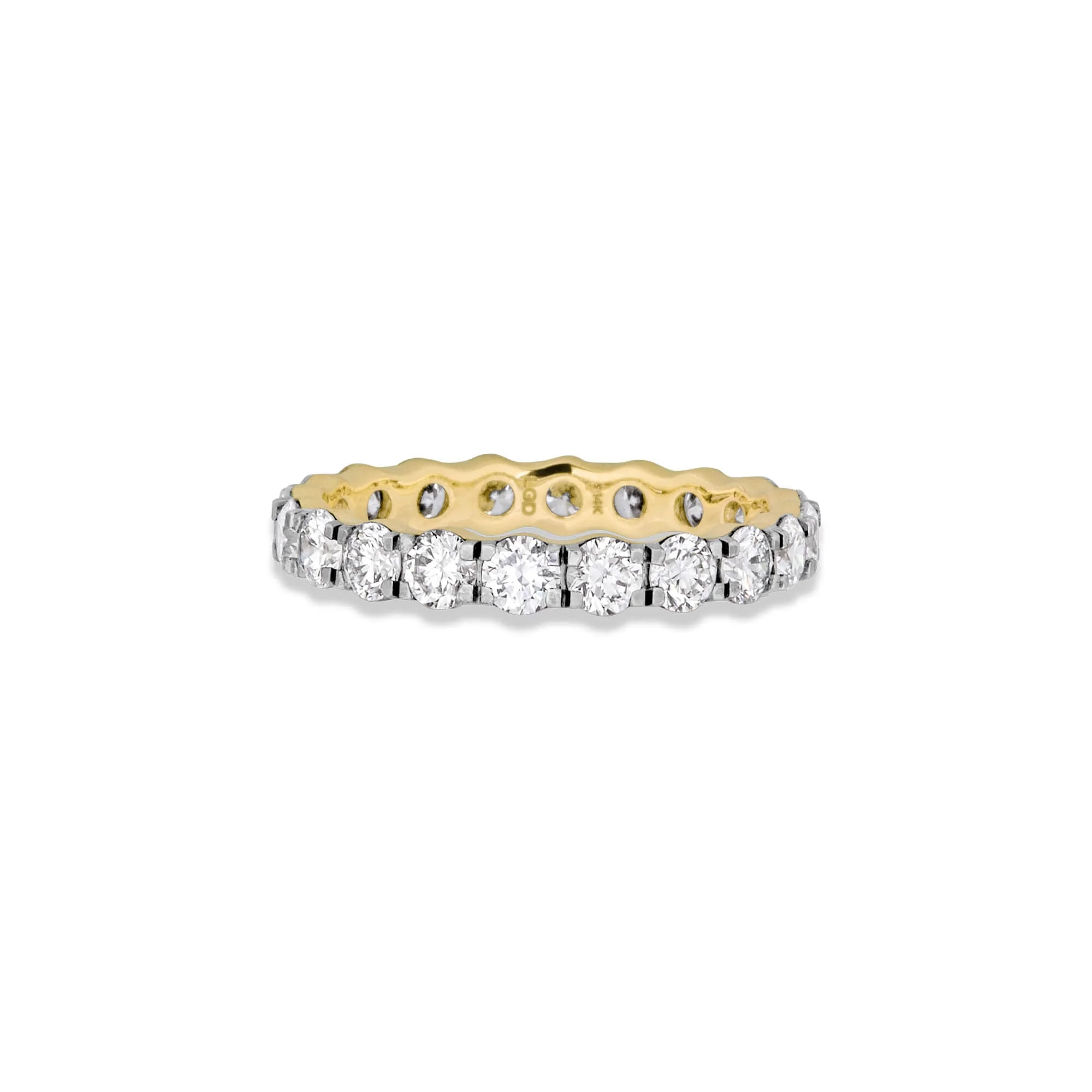 LAB-Created Love After Dark Eternity Ring - 1