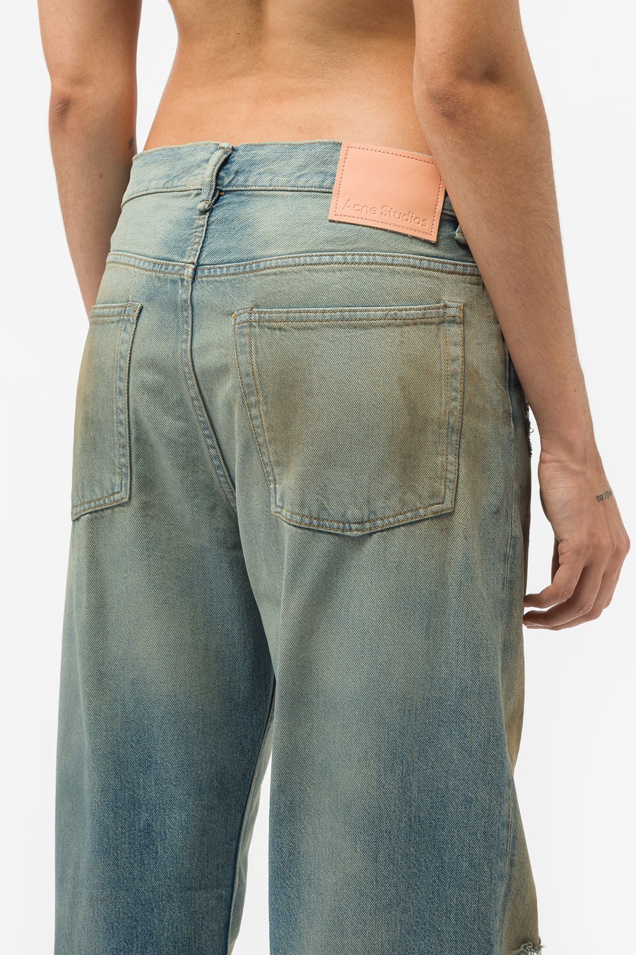 Acne Studios 2021F Penicillin Jeans in Blue | notreshop