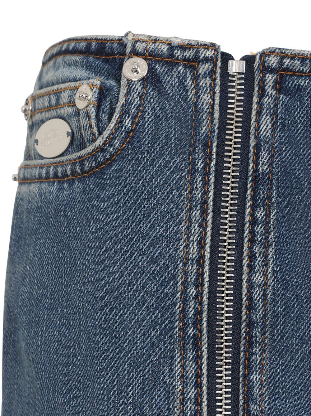 zip-detail jeans - 3