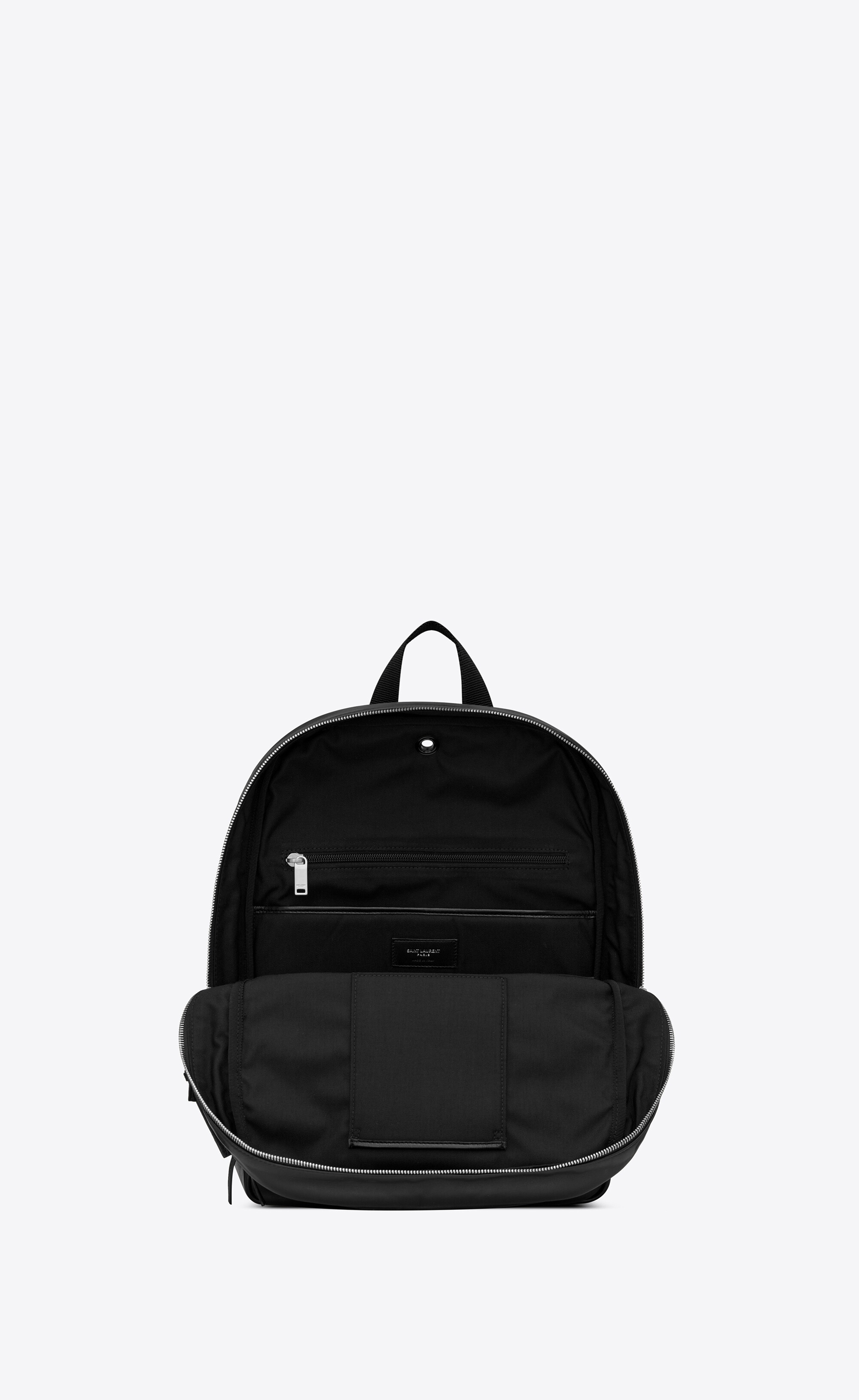 laptop city backpack in smooth leather - 4