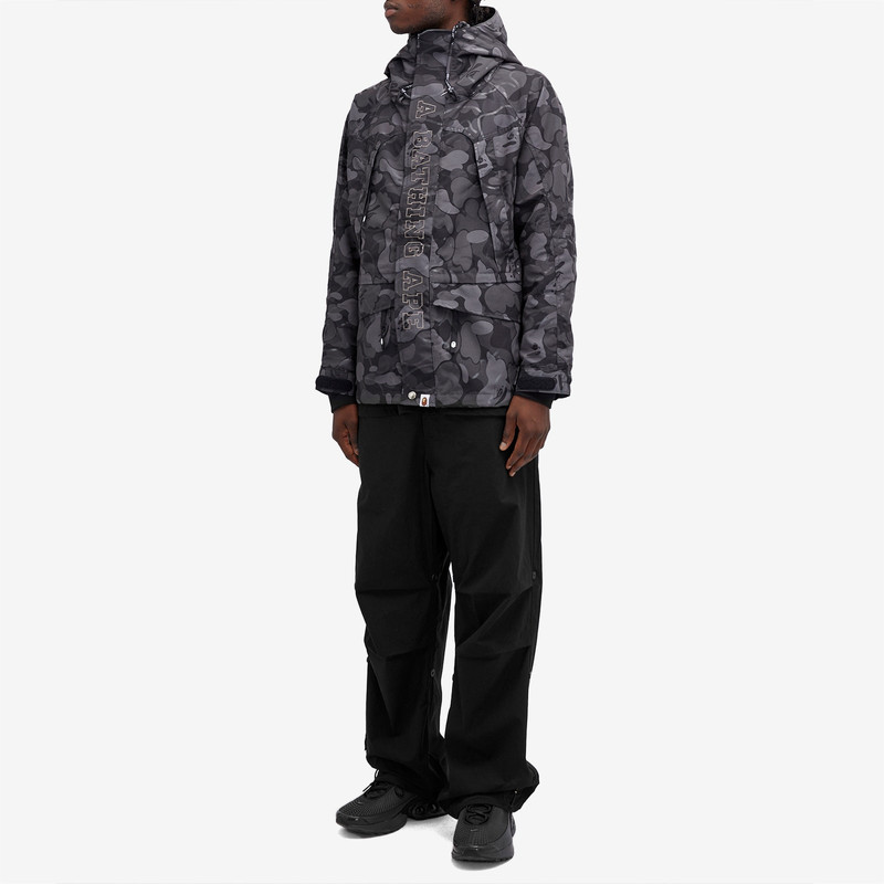 A BATHING APE® A Bathing Ape Laminated Camo Snowboard Jacket outlook